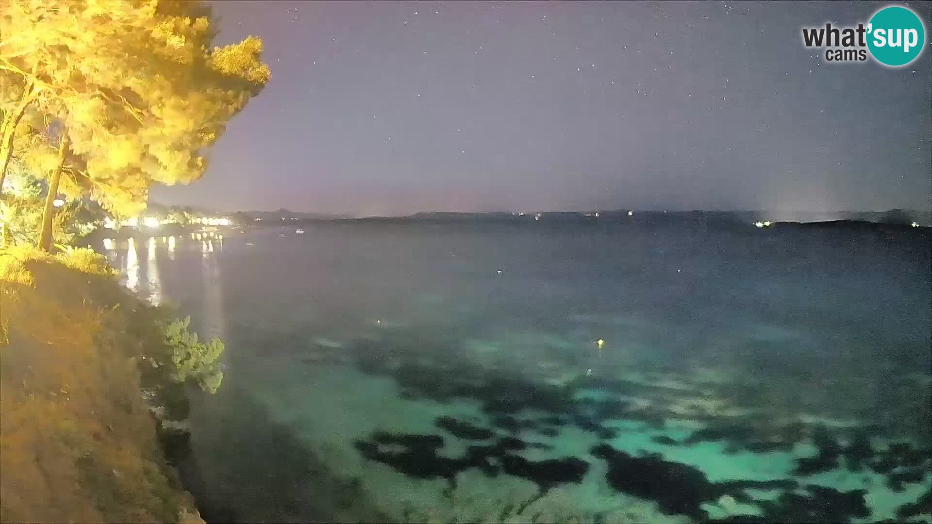 Webcam Potočine Beach Bol – Live View of Borak Beach, Brač Island