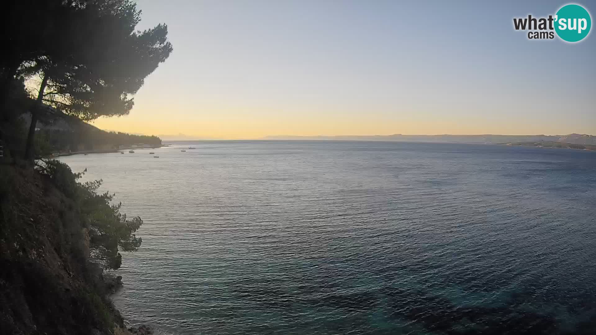 Webcam Playa Potočine Bol – Vista en vivo de Borak Beach, Isla de Brač