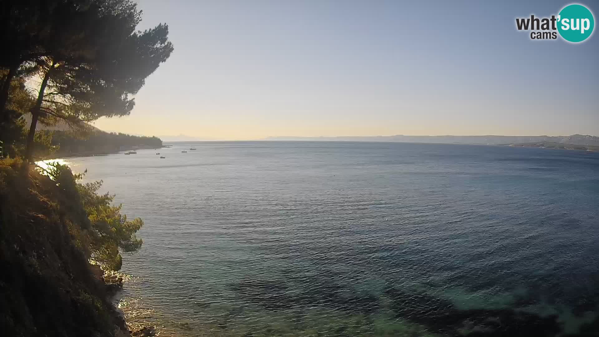 Webcam Strand Potočine Bol – Liveblick auf Borak Beach, Insel Brač