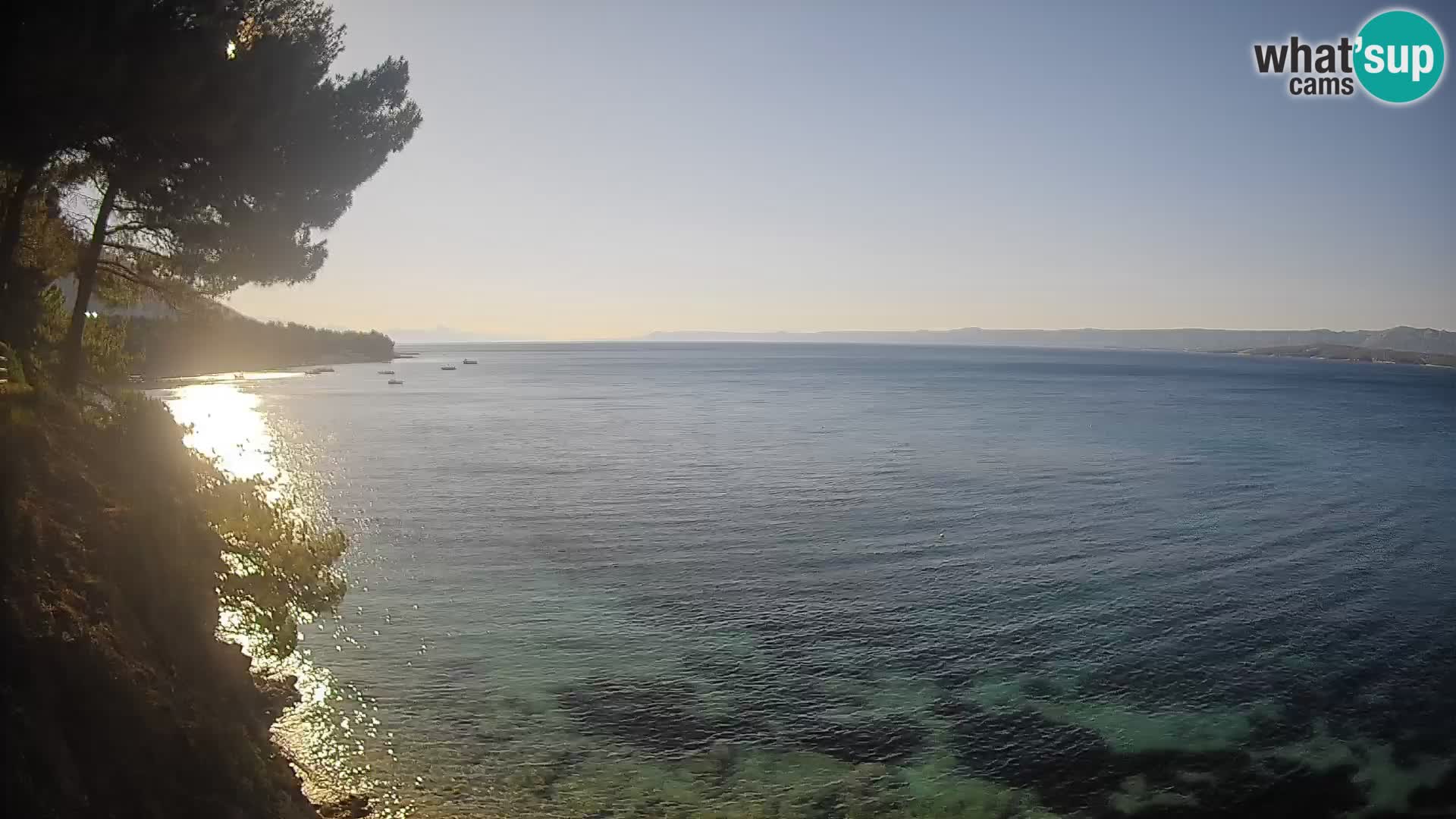 Webcam Potočine Beach Bol – Live View of Borak Beach, Brač Island