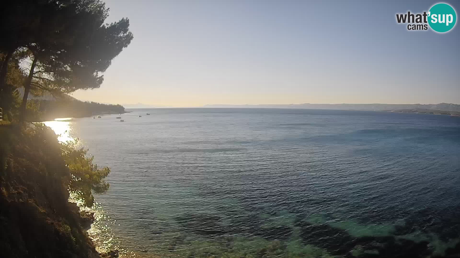 Webcam Potočine Beach Bol – Live View of Borak Beach, Brač Island