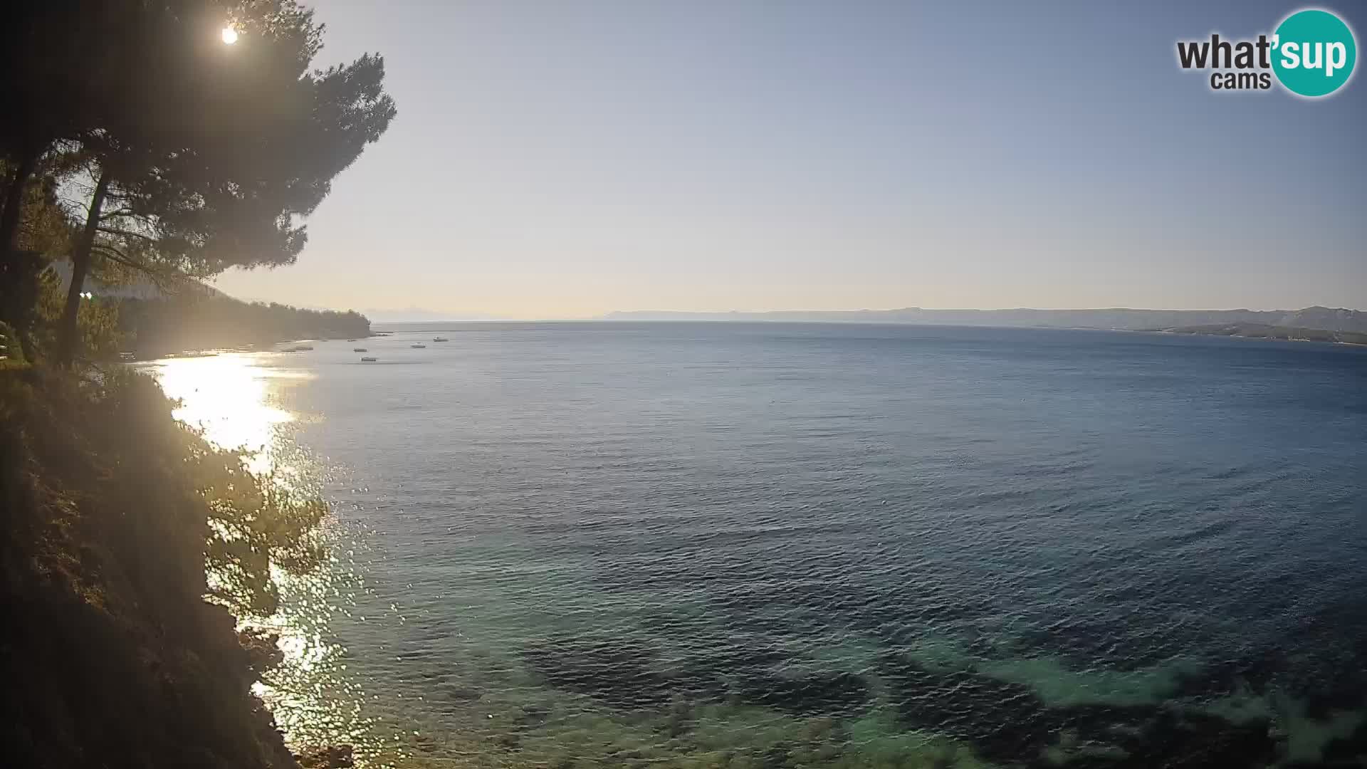 Webcam Playa Potočine Bol – Vista en vivo de Borak Beach, Isla de Brač