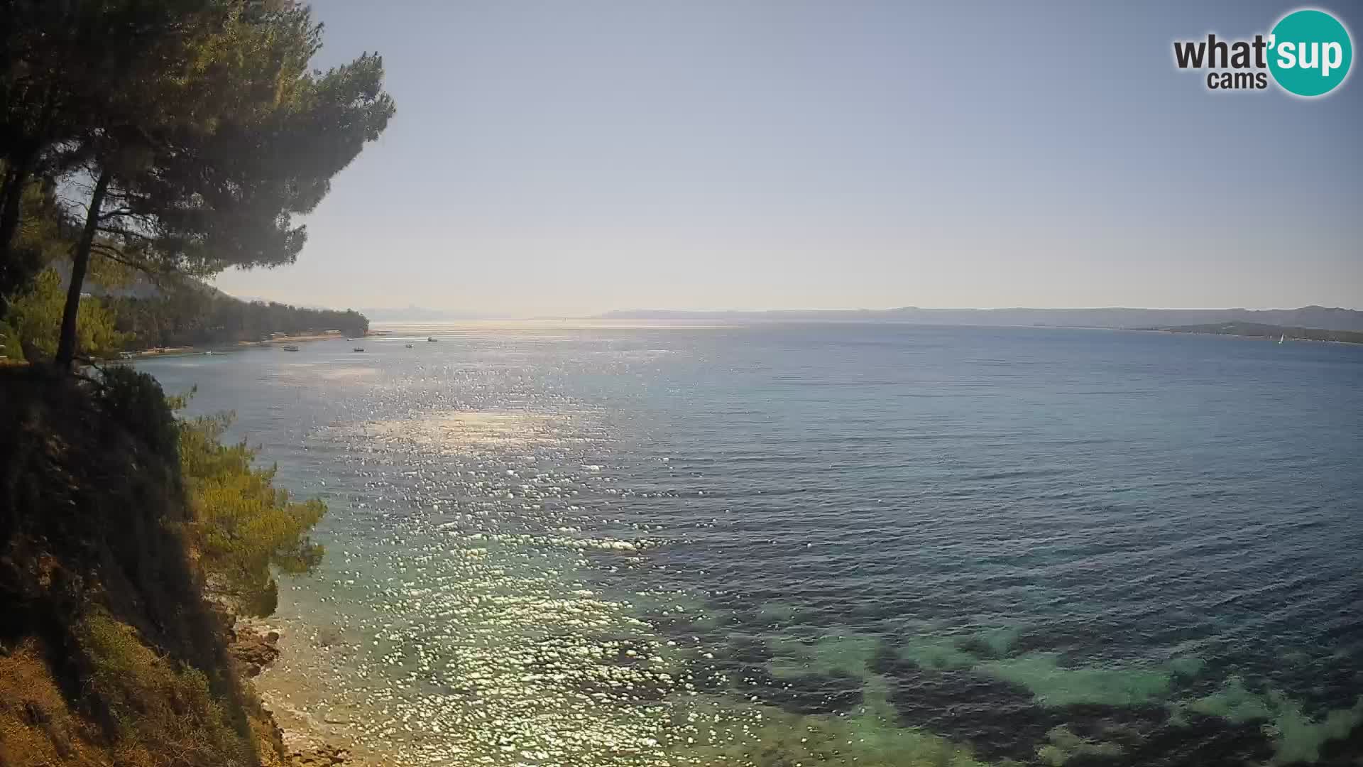 Webcam Potočine Beach Bol – Live View of Borak Beach, Brač Island