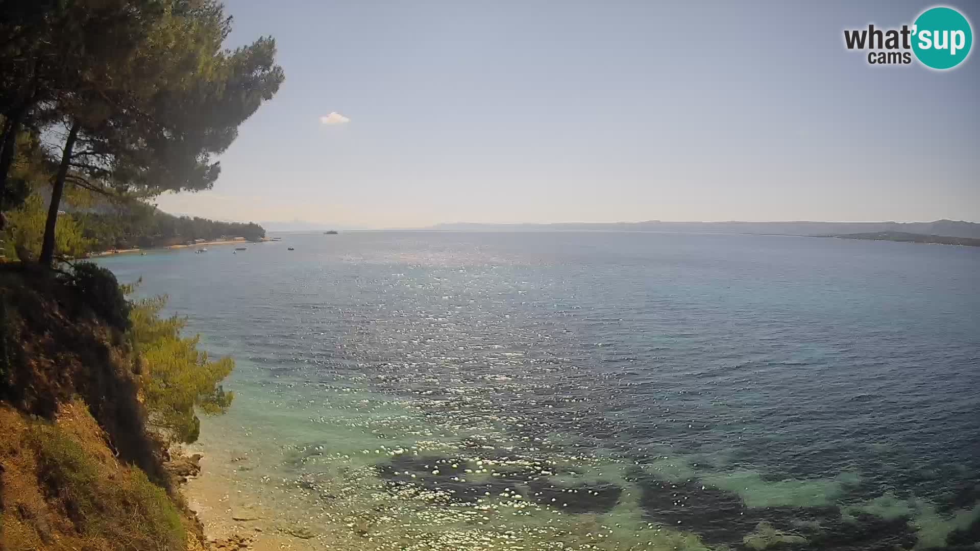 Webcam Playa Potočine Bol – Vista en vivo de Borak Beach, Isla de Brač