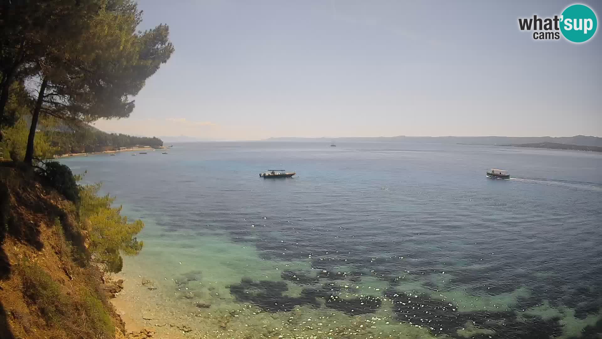 Webcam Strand Potočine Bol – Liveblick auf Borak Beach, Insel Brač