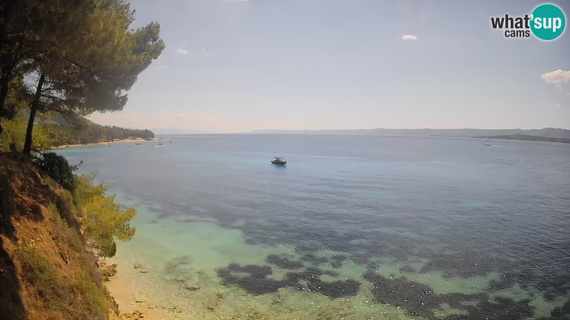 Webcam plage Potočine Bol – Vue en direct sur Borak Beach, île de Brač