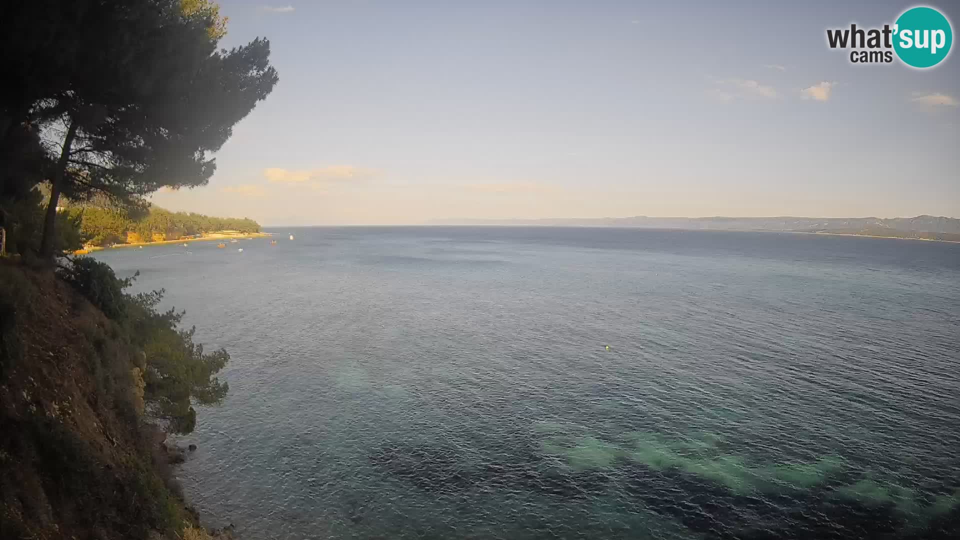 Webcam Potočine Beach Bol – Live View of Borak Beach, Brač Island