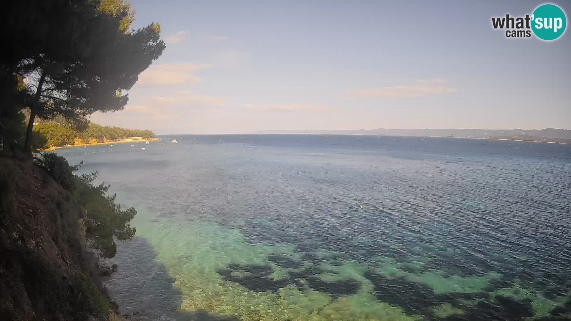 Webcam Strand Potočine Bol – Liveblick auf Borak Beach, Insel Brač