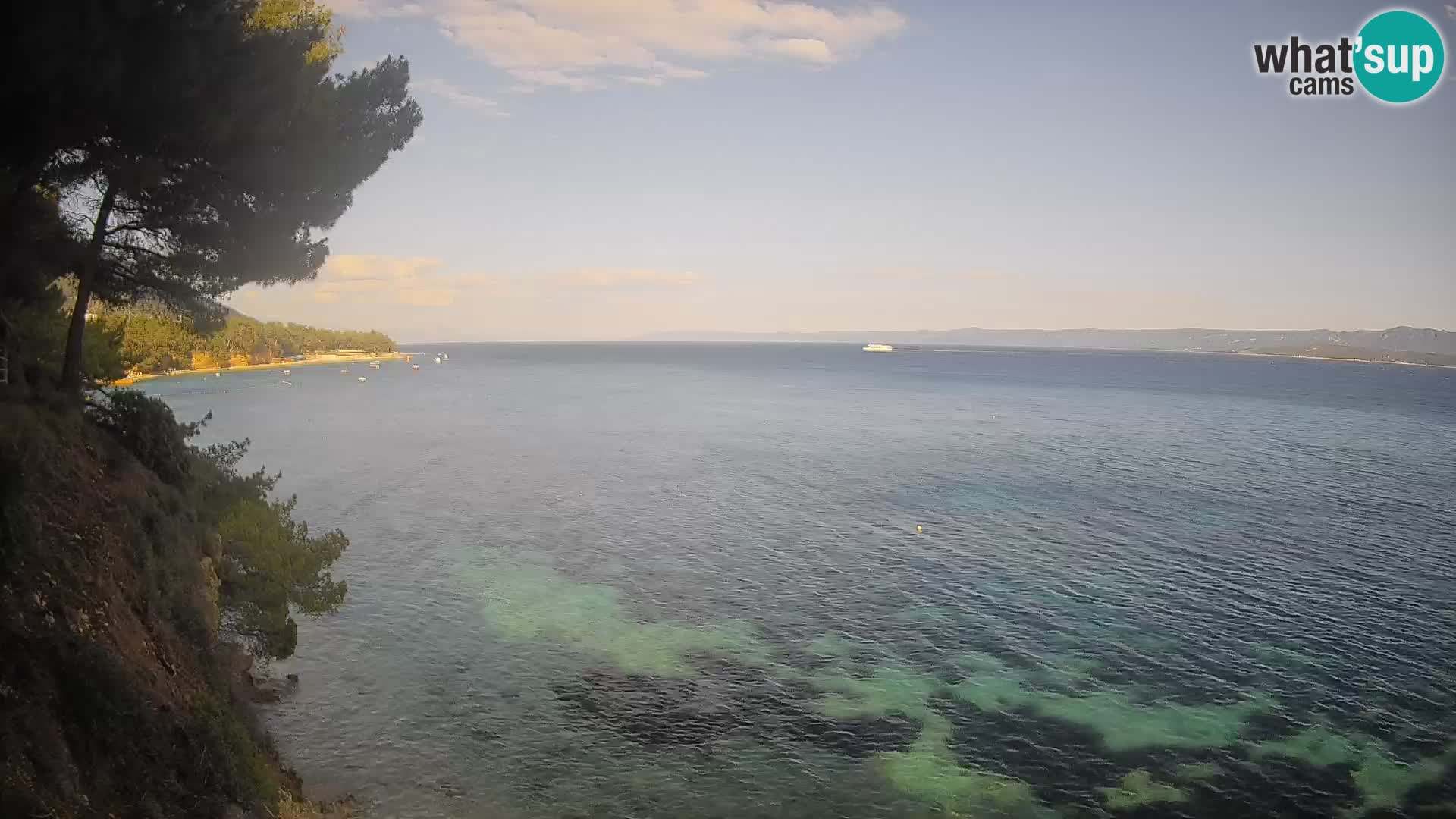 Webcam Potočine Beach Bol – Live View of Borak Beach, Brač Island