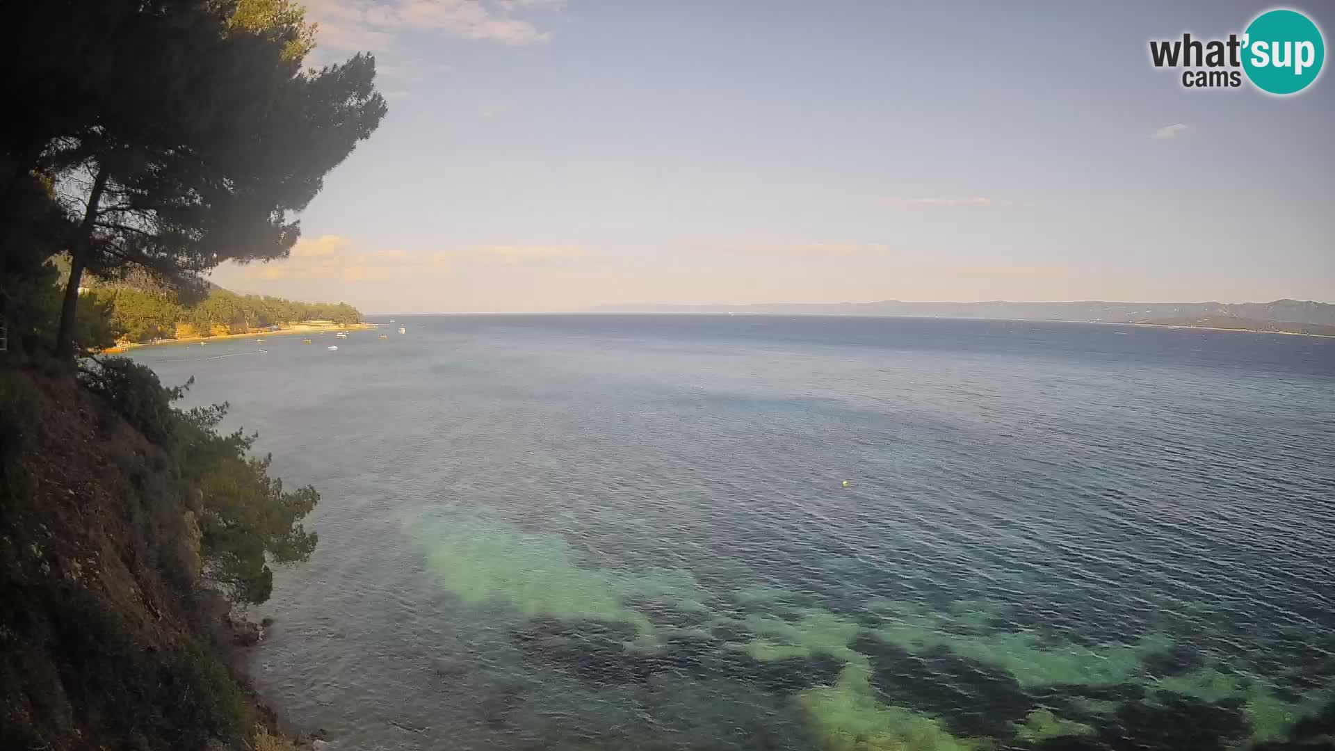 Webcam Potočine Beach Bol – Live View of Borak Beach, Brač Island
