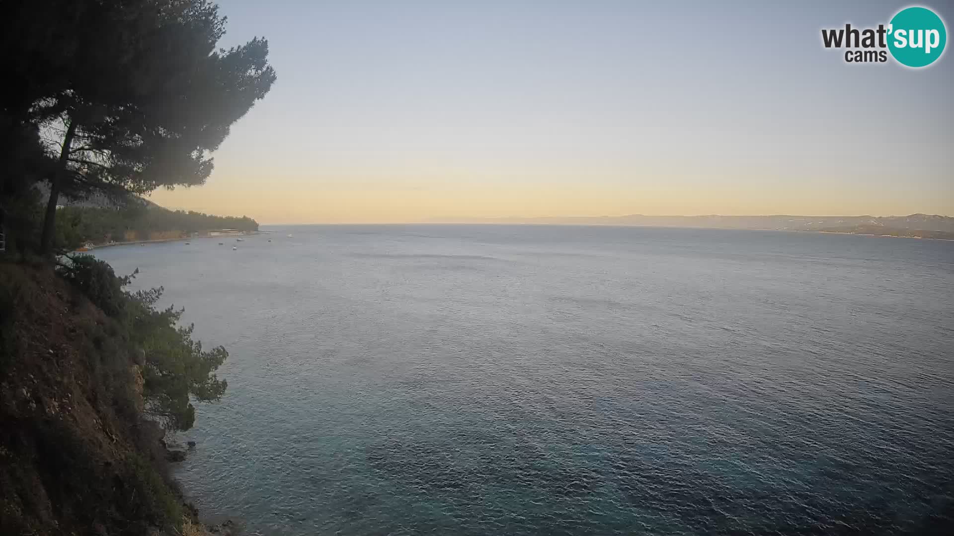 Webcam Playa Potočine Bol – Vista en vivo de Borak Beach, Isla de Brač