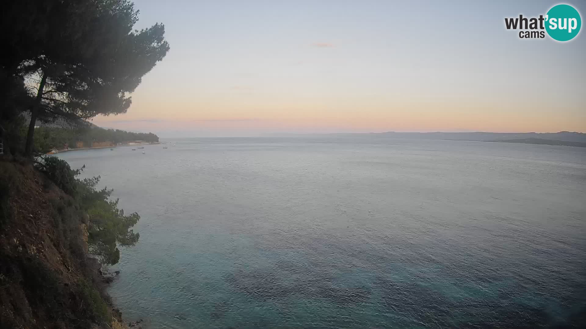 Webcam plage Potočine Bol – Vue en direct sur Borak Beach, île de Brač