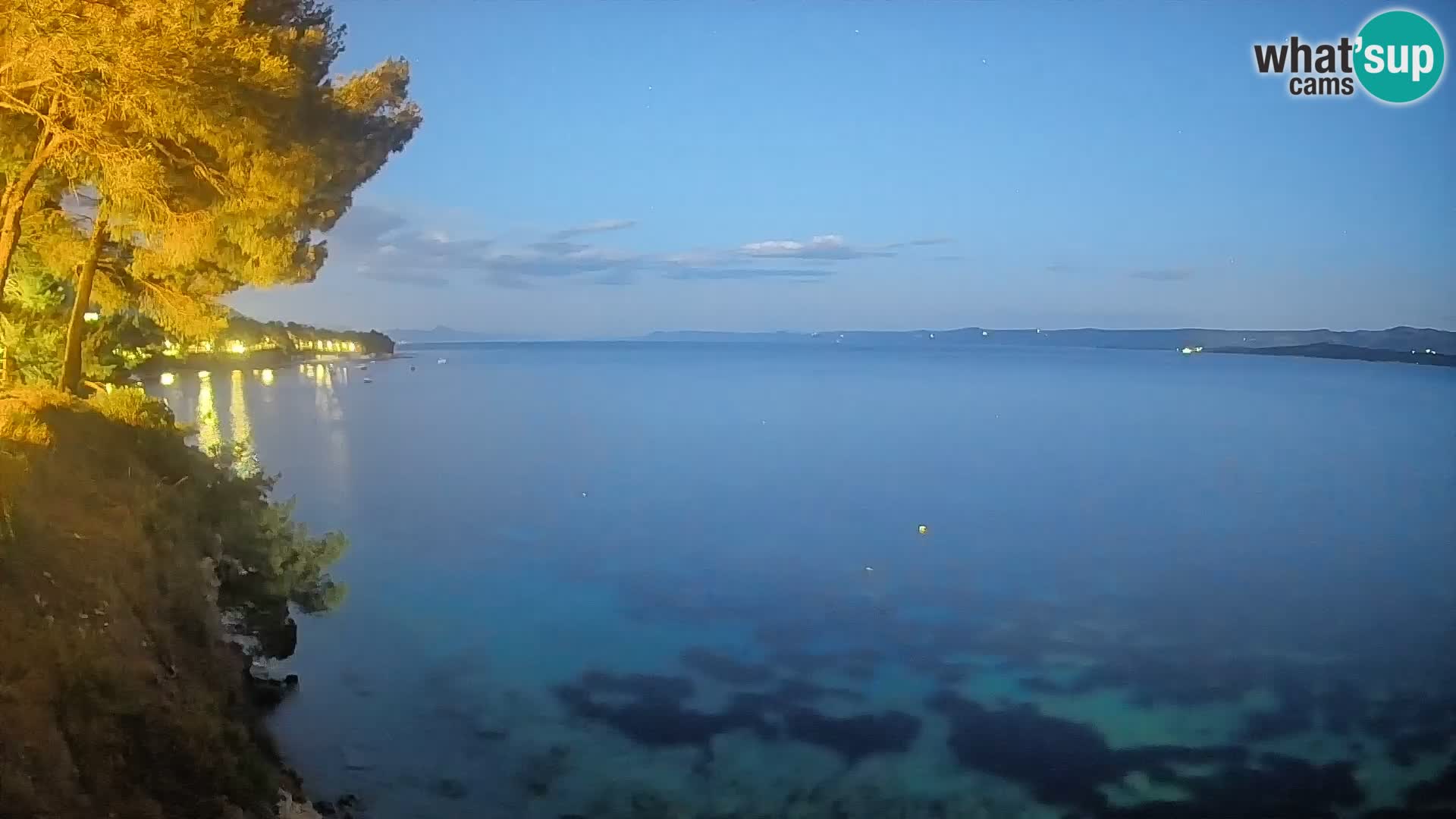 Webcam Potočine Beach Bol – Live View of Borak Beach, Brač Island