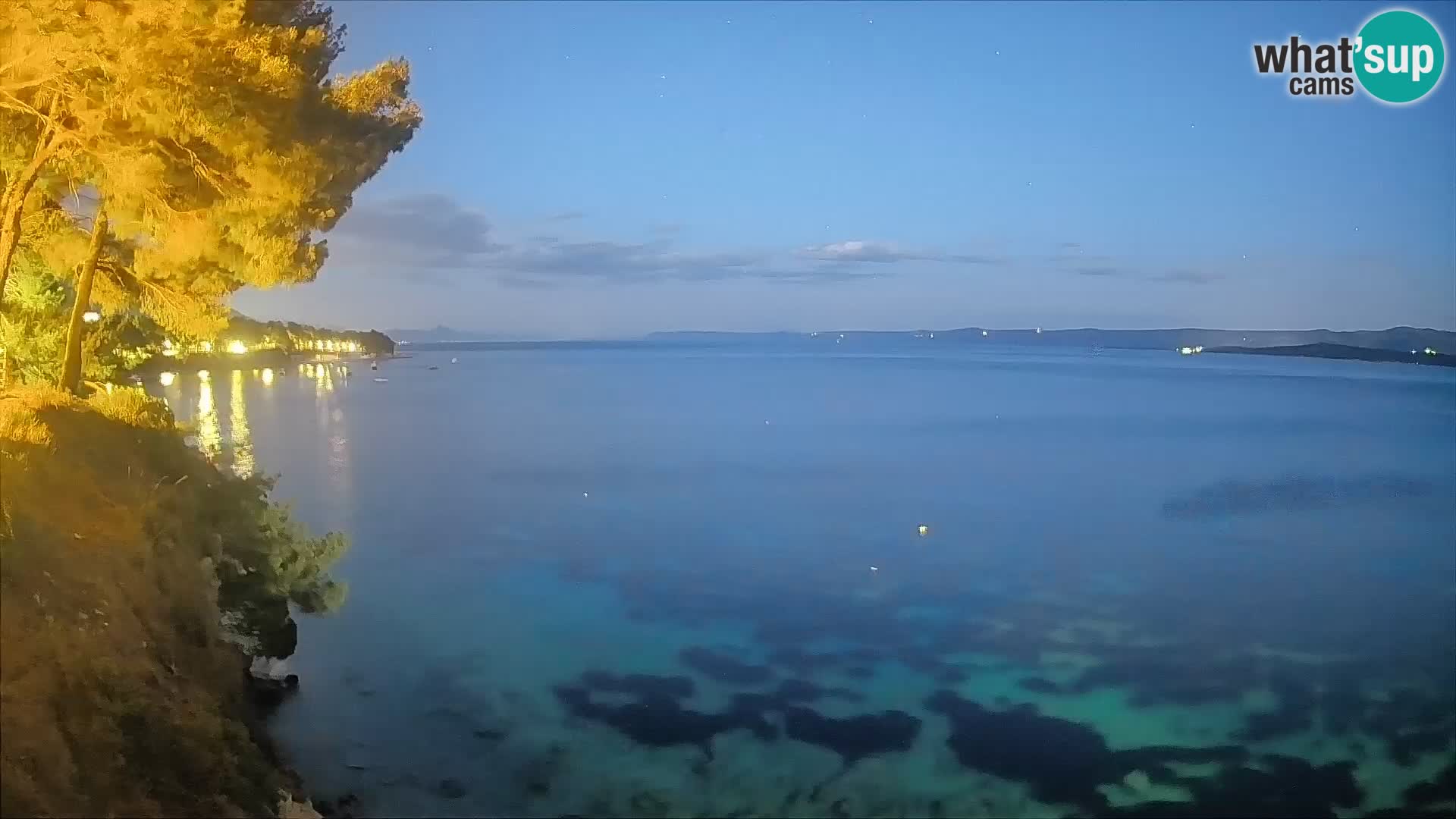 Webcam Potočine Beach Bol – Live View of Borak Beach, Brač Island
