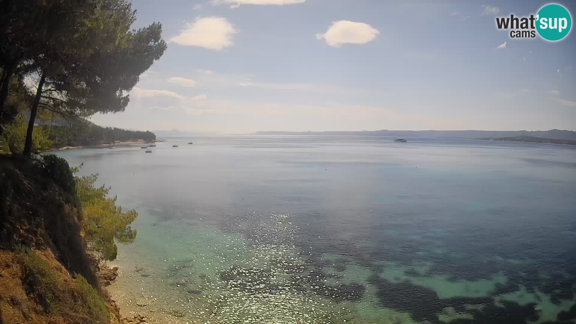 Webcam Strand Potočine Bol – Liveblick auf Borak Beach, Insel Brač