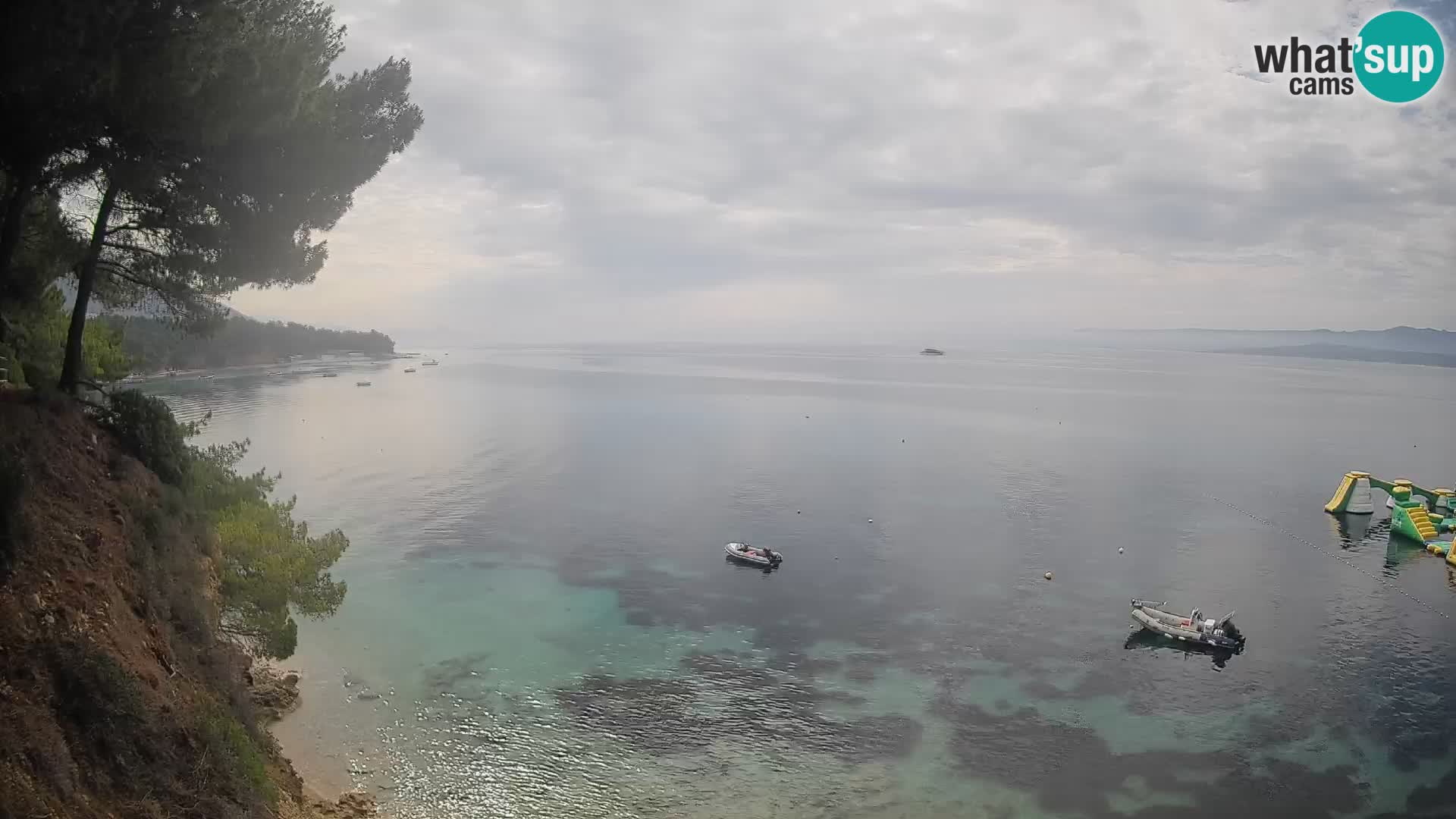 Webcam plage Potočine Bol – Vue en direct sur Borak Beach, île de Brač