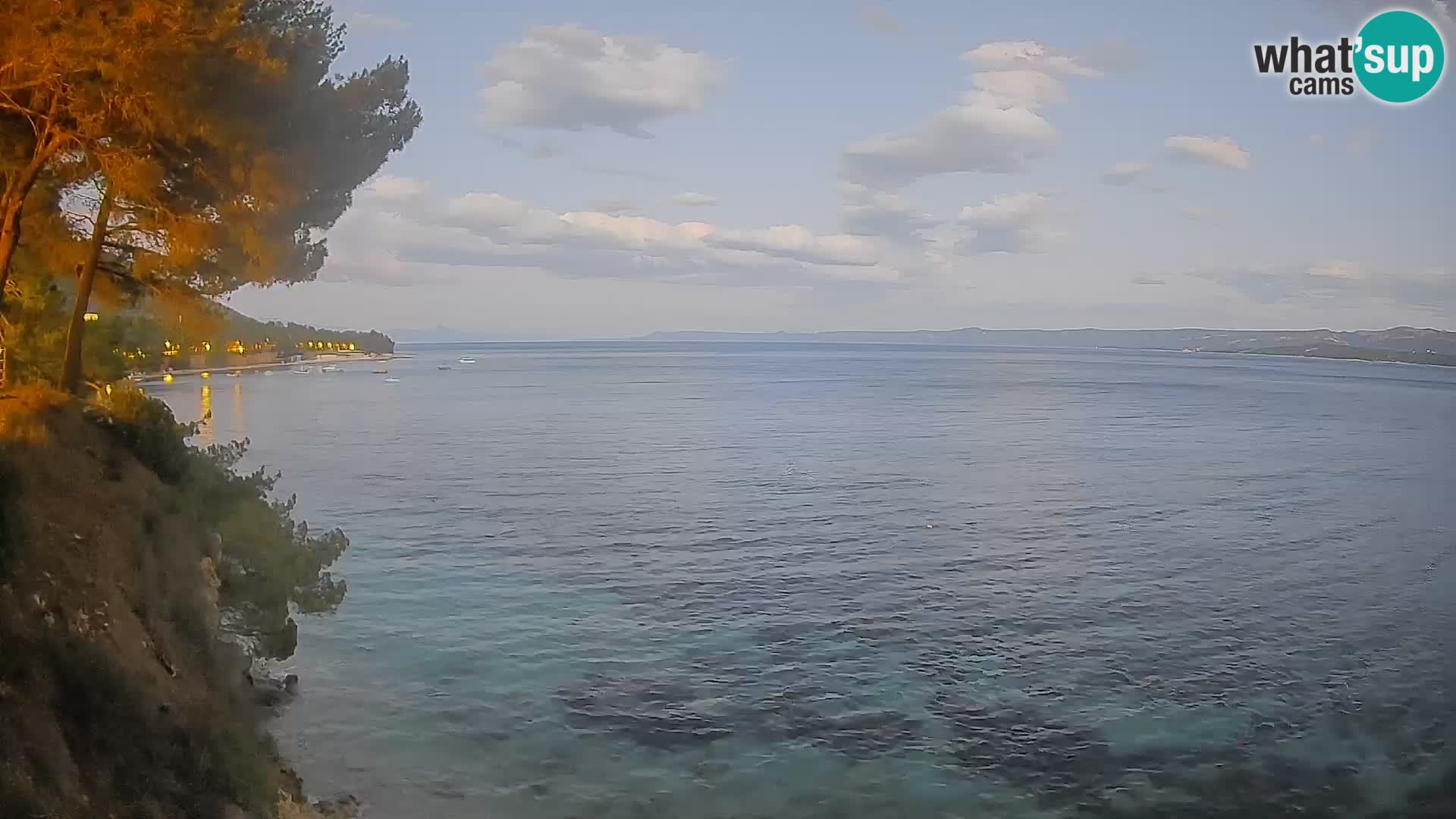 Webcam Playa Potočine Bol – Vista en vivo de Borak Beach, Isla de Brač