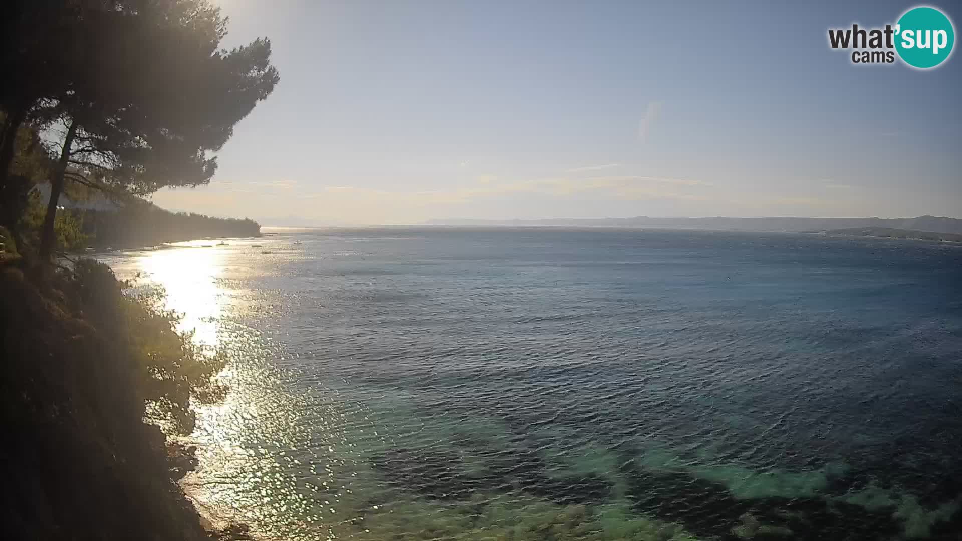Webcam plage Potočine Bol – Vue en direct sur Borak Beach, île de Brač