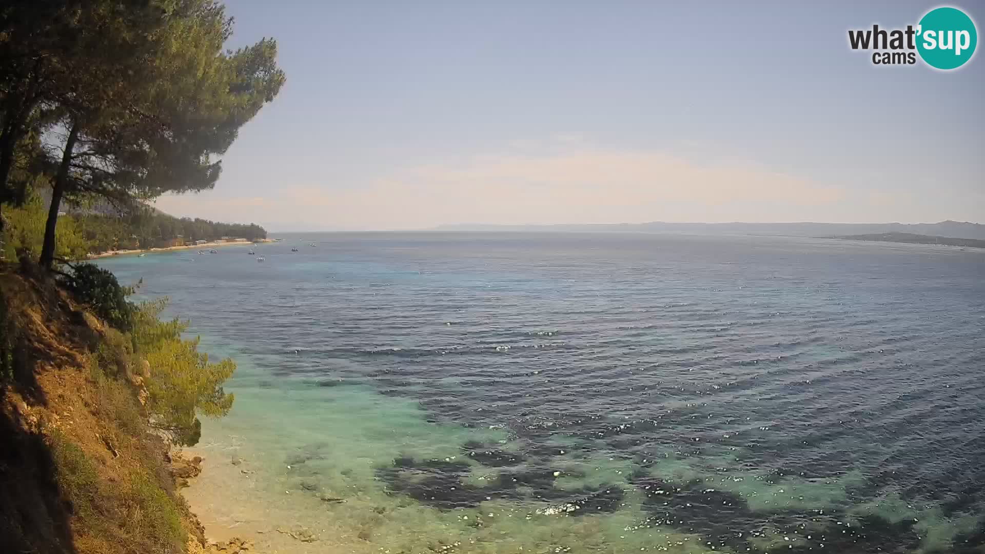 Webcam Playa Potočine Bol – Vista en vivo de Borak Beach, Isla de Brač