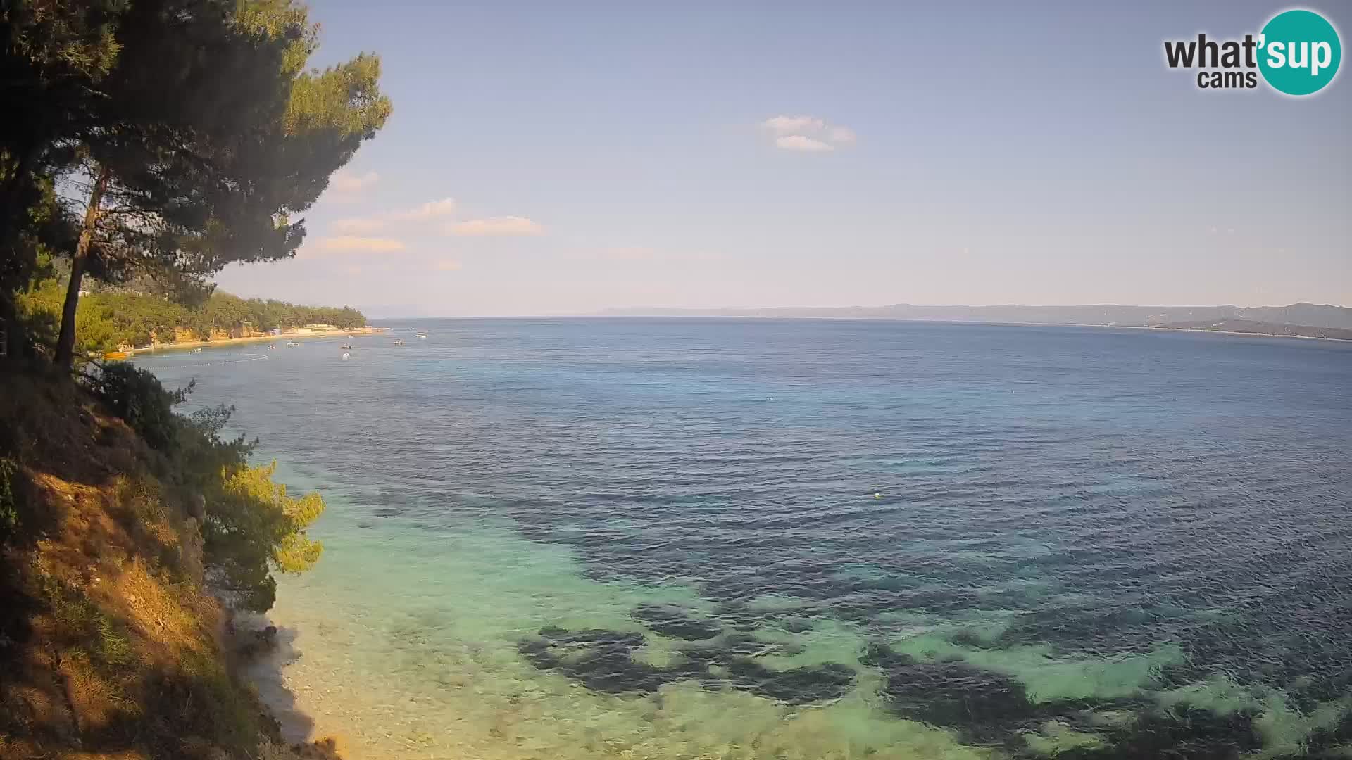 Webcam Potočine Beach Bol – Live View of Borak Beach, Brač Island