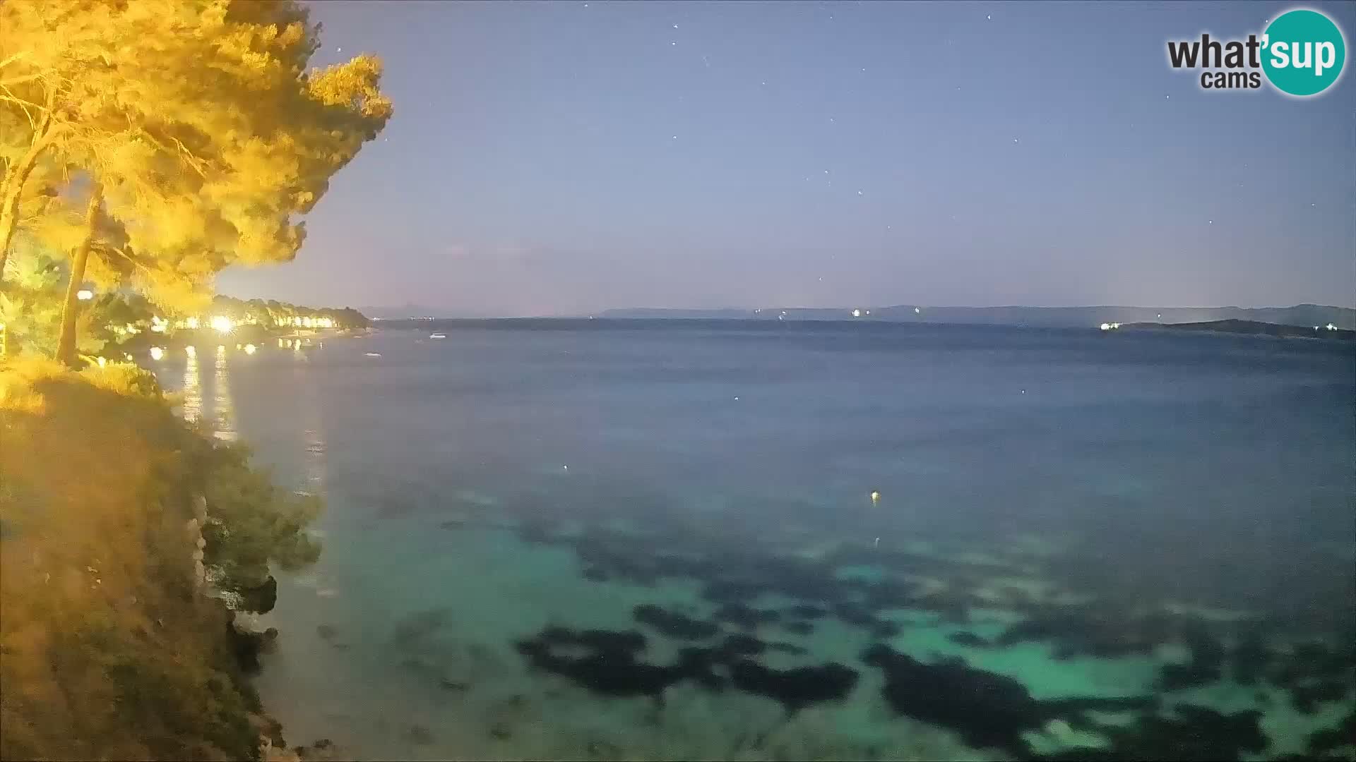 Webcam Strand Potočine Bol – Liveblick auf Borak Beach, Insel Brač
