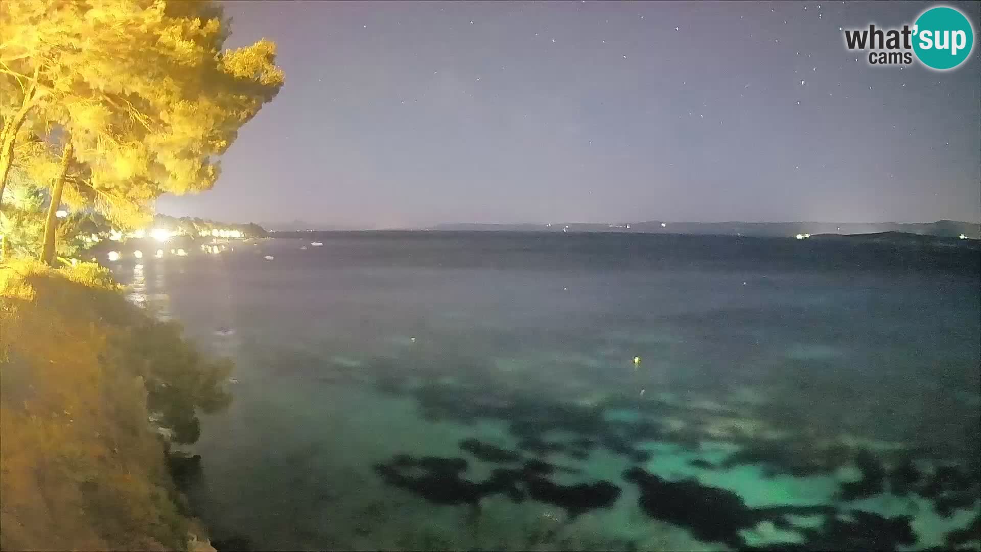 Webcam Potočine Beach Bol – Live View of Borak Beach, Brač Island