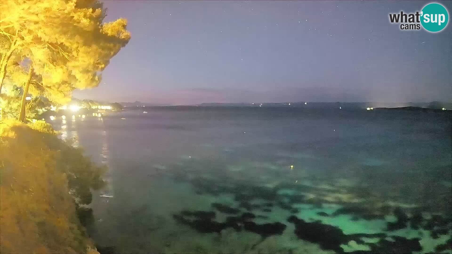 Webcam Playa Potočine Bol – Vista en vivo de Borak Beach, Isla de Brač