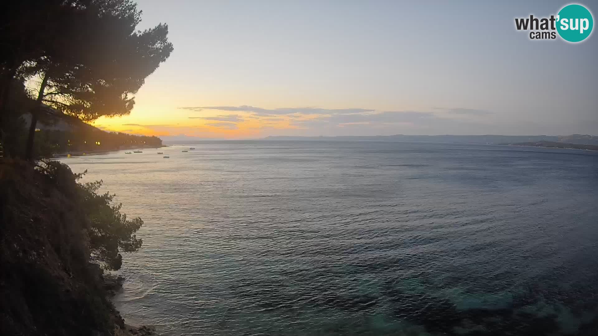Webcam Playa Potočine Bol – Vista en vivo de Borak Beach, Isla de Brač
