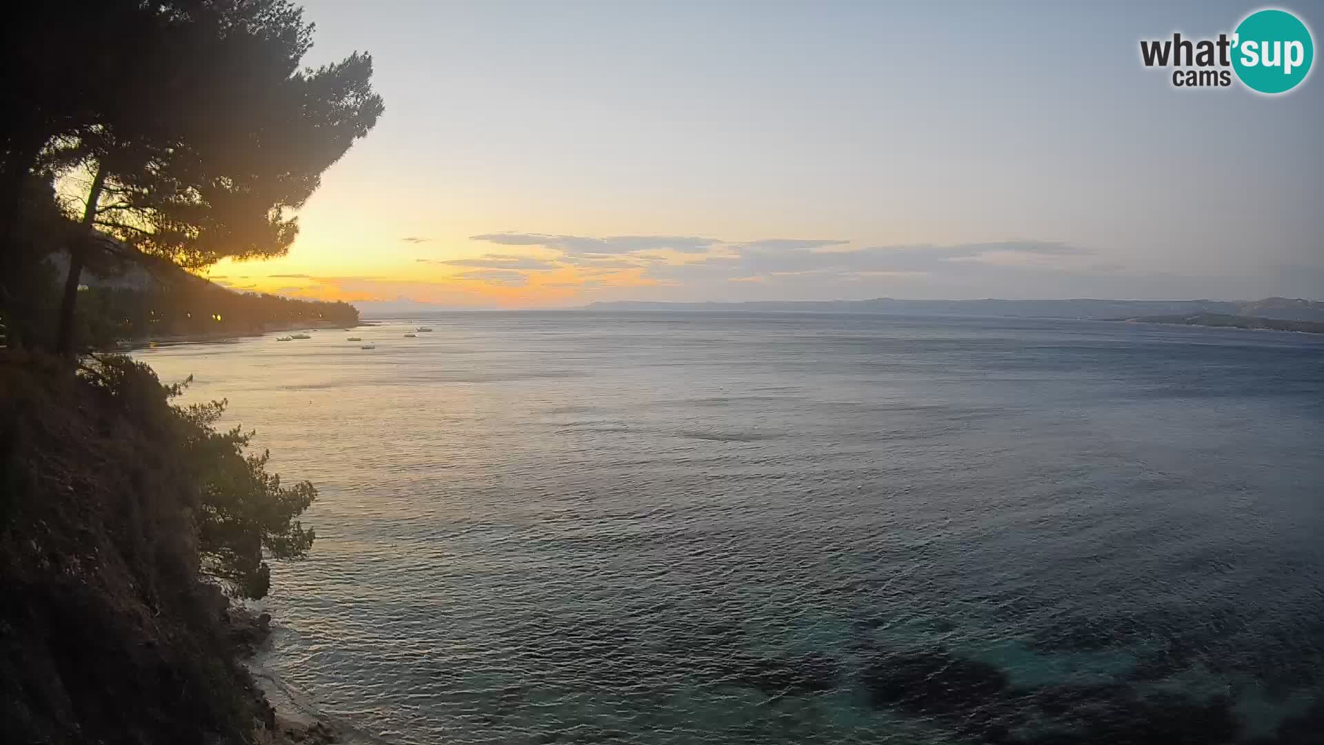 Webcam Playa Potočine Bol – Vista en vivo de Borak Beach, Isla de Brač