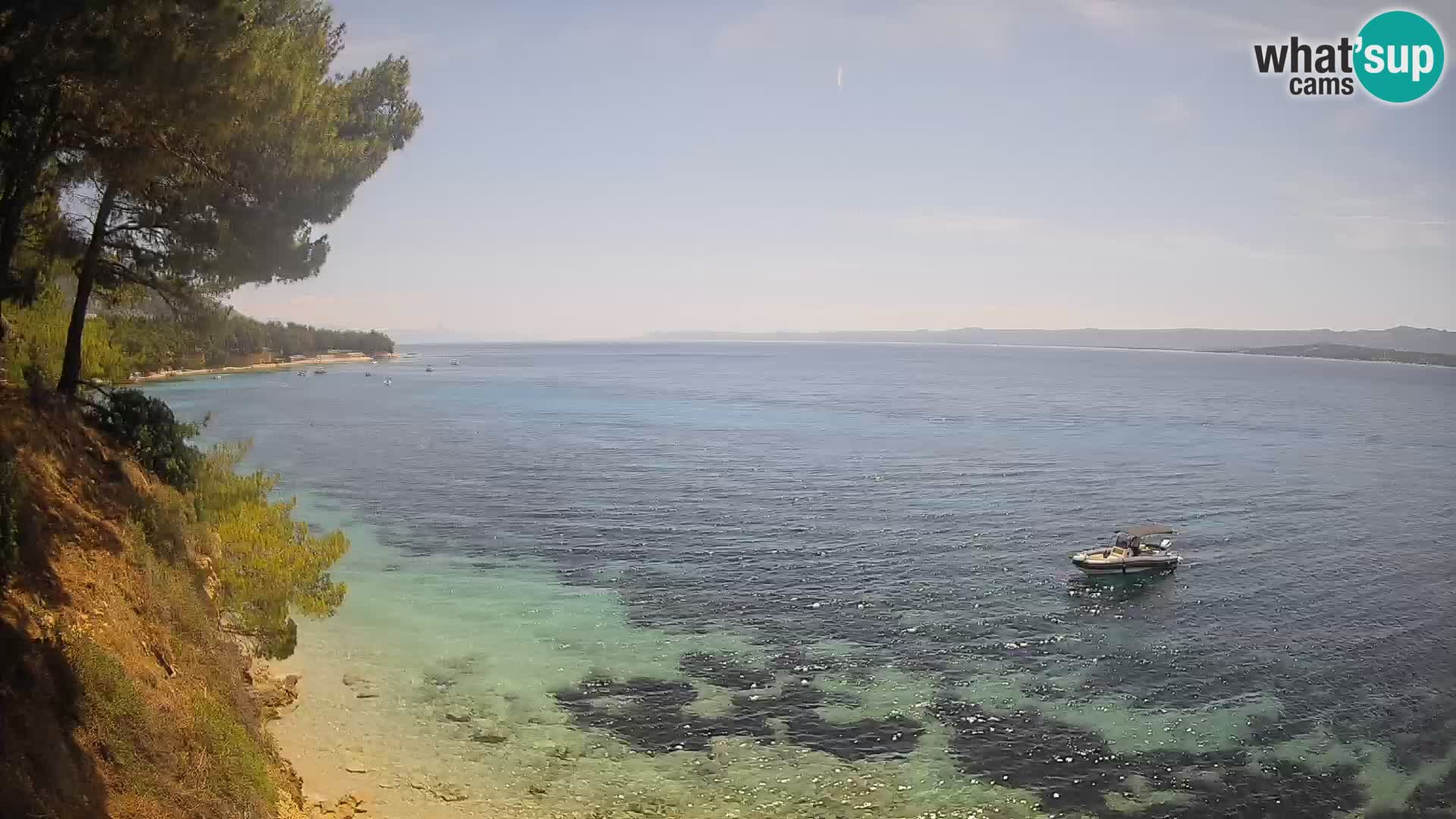 Webcam plage Potočine Bol – Vue en direct sur Borak Beach, île de Brač
