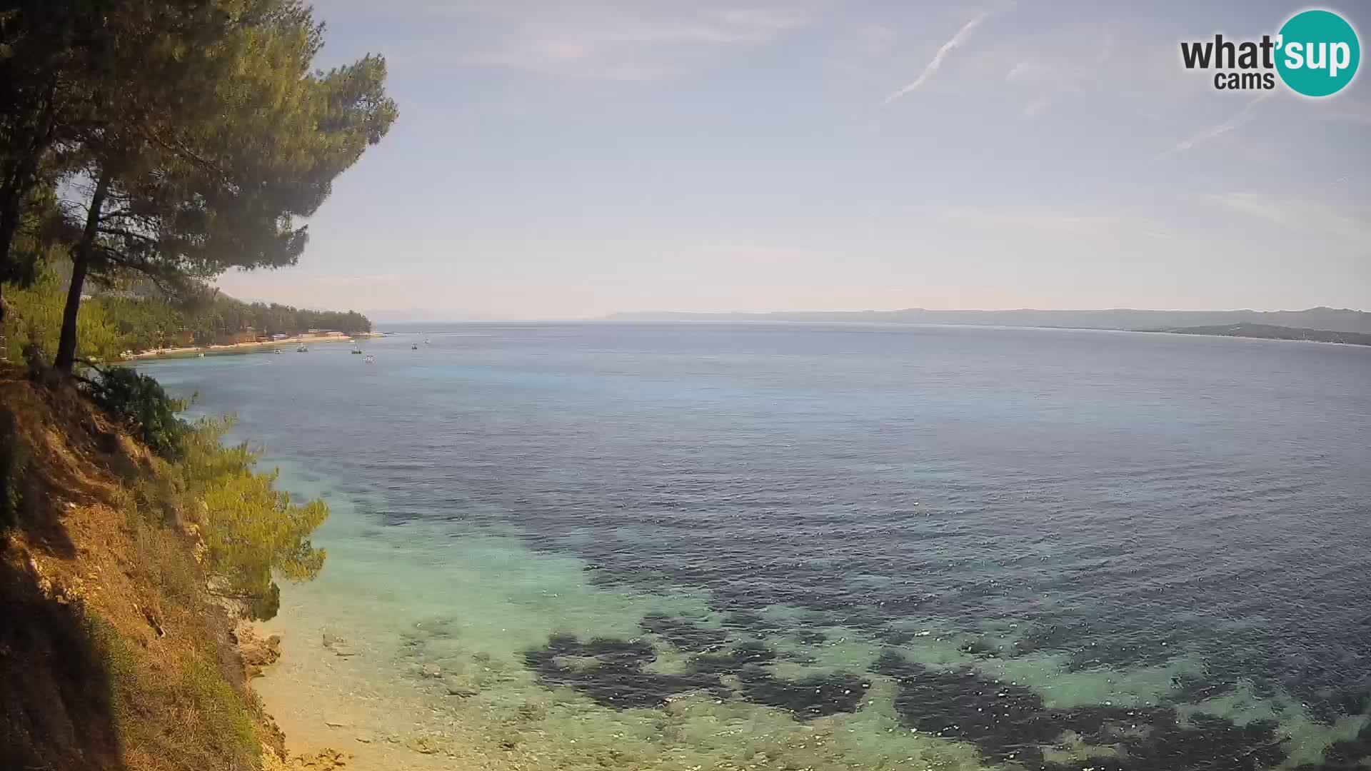 Webcam Strand Potočine Bol – Liveblick auf Borak Beach, Insel Brač