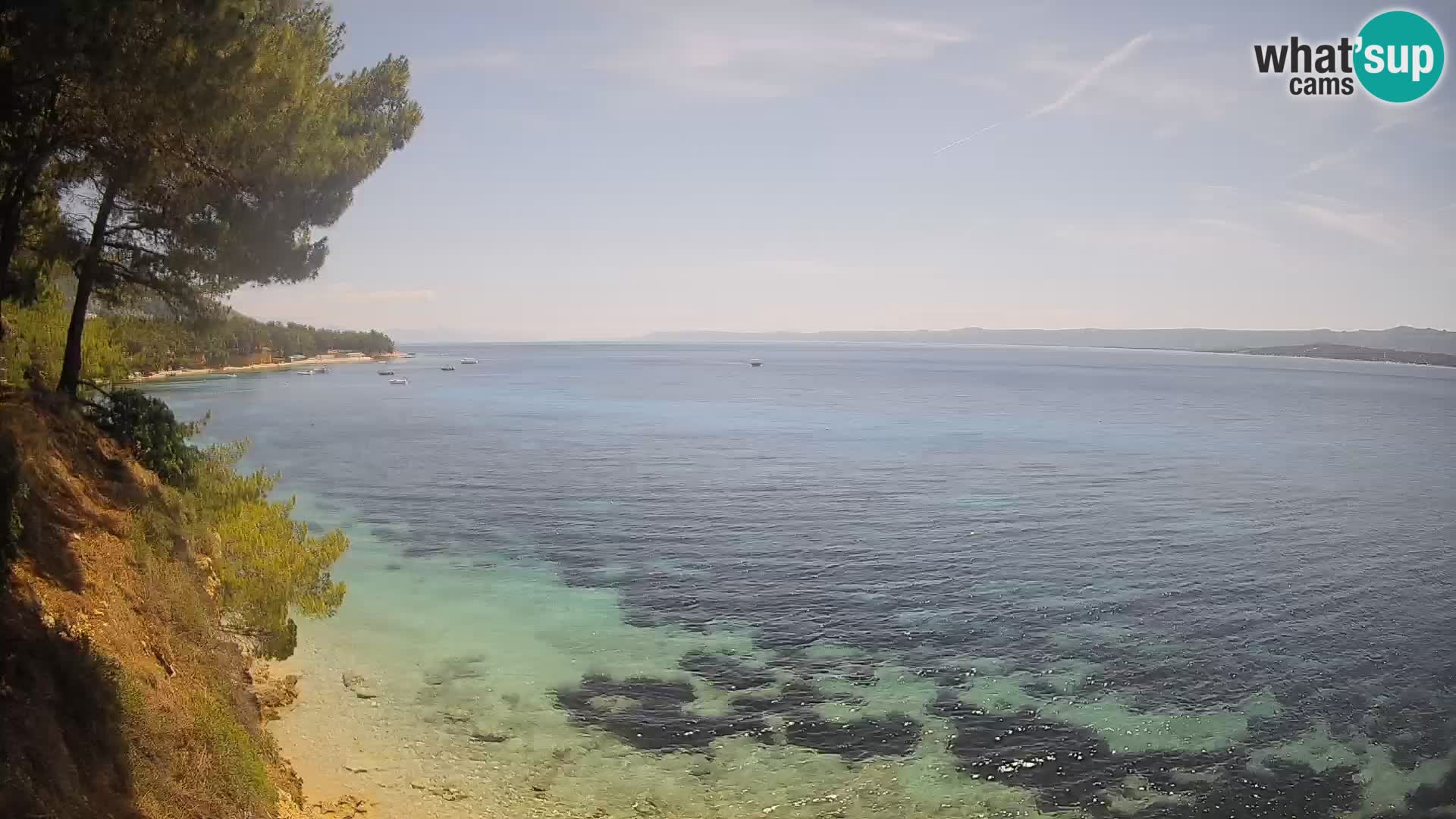 Webcam Potočine Beach Bol – Live View of Borak Beach, Brač Island