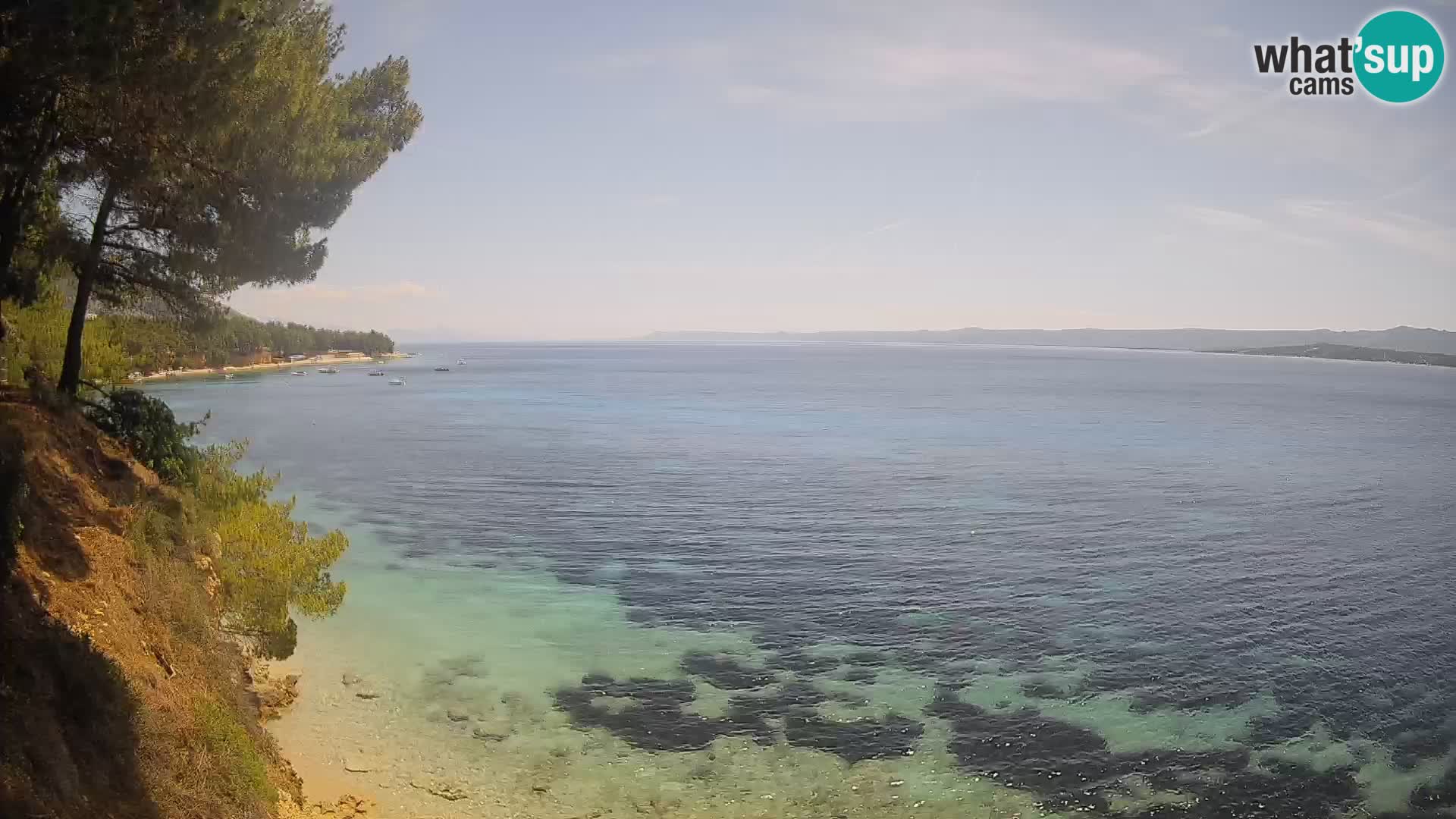 Webcam Strand Potočine Bol – Liveblick auf Borak Beach, Insel Brač
