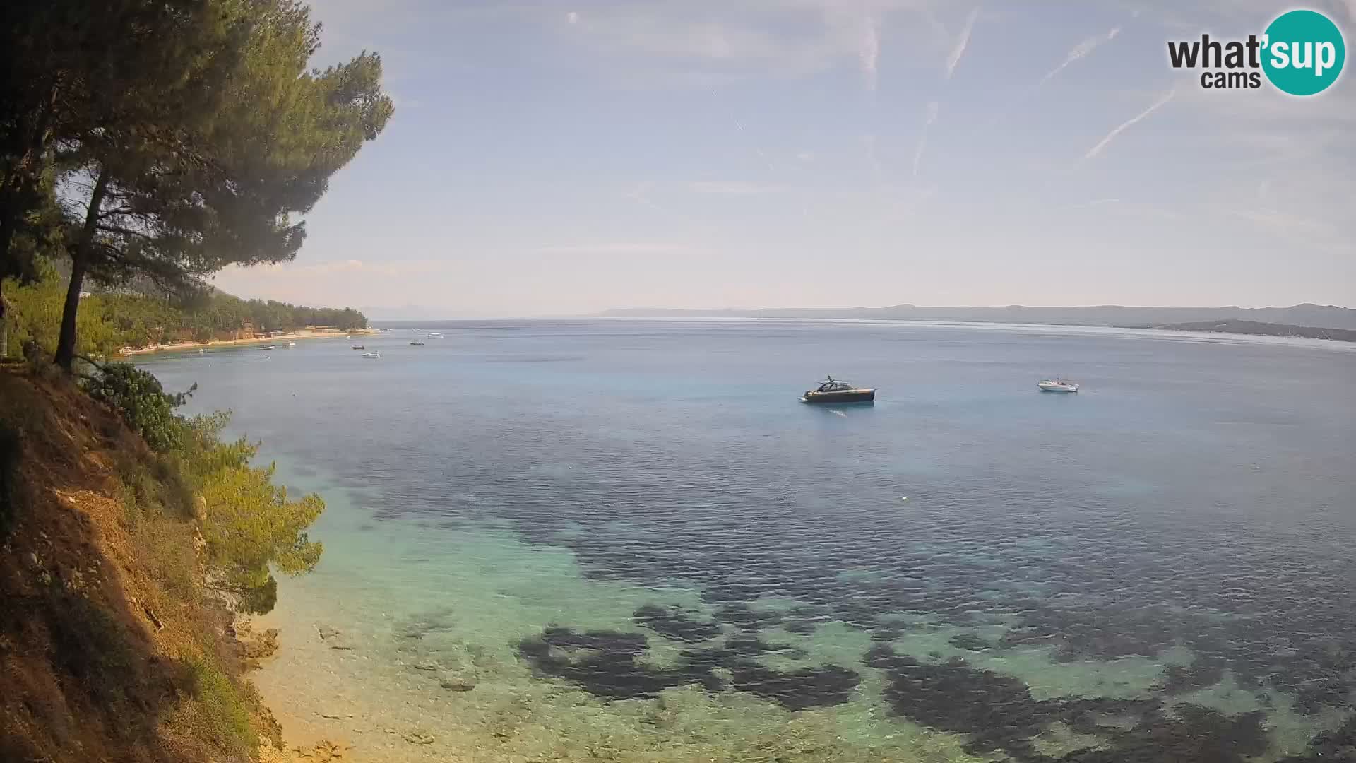 Webcam plage Potočine Bol – Vue en direct sur Borak Beach, île de Brač