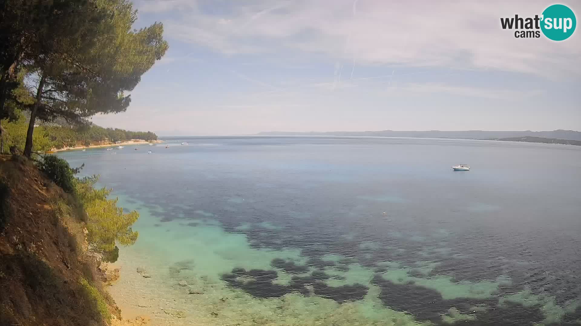 Webcam Strand Potočine Bol – Liveblick auf Borak Beach, Insel Brač