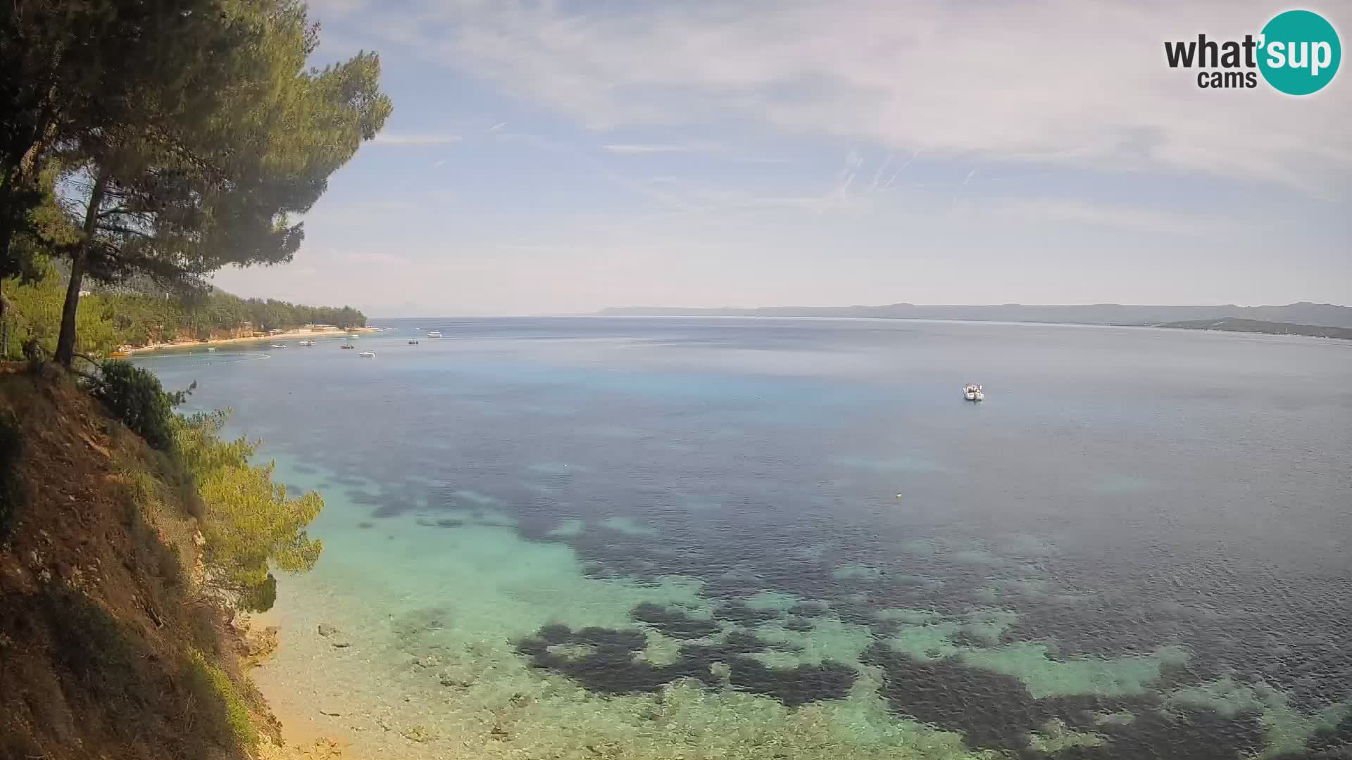 Webcam plage Potočine Bol – Vue en direct sur Borak Beach, île de Brač