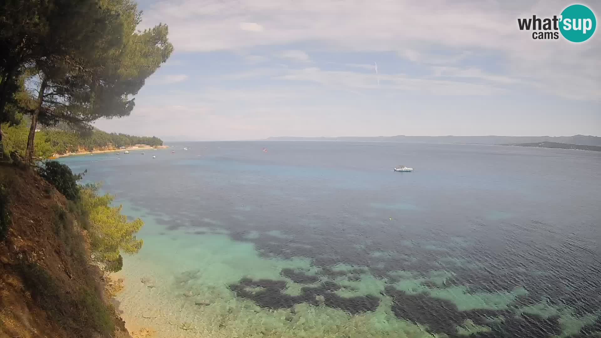 Webcam Playa Potočine Bol – Vista en vivo de Borak Beach, Isla de Brač