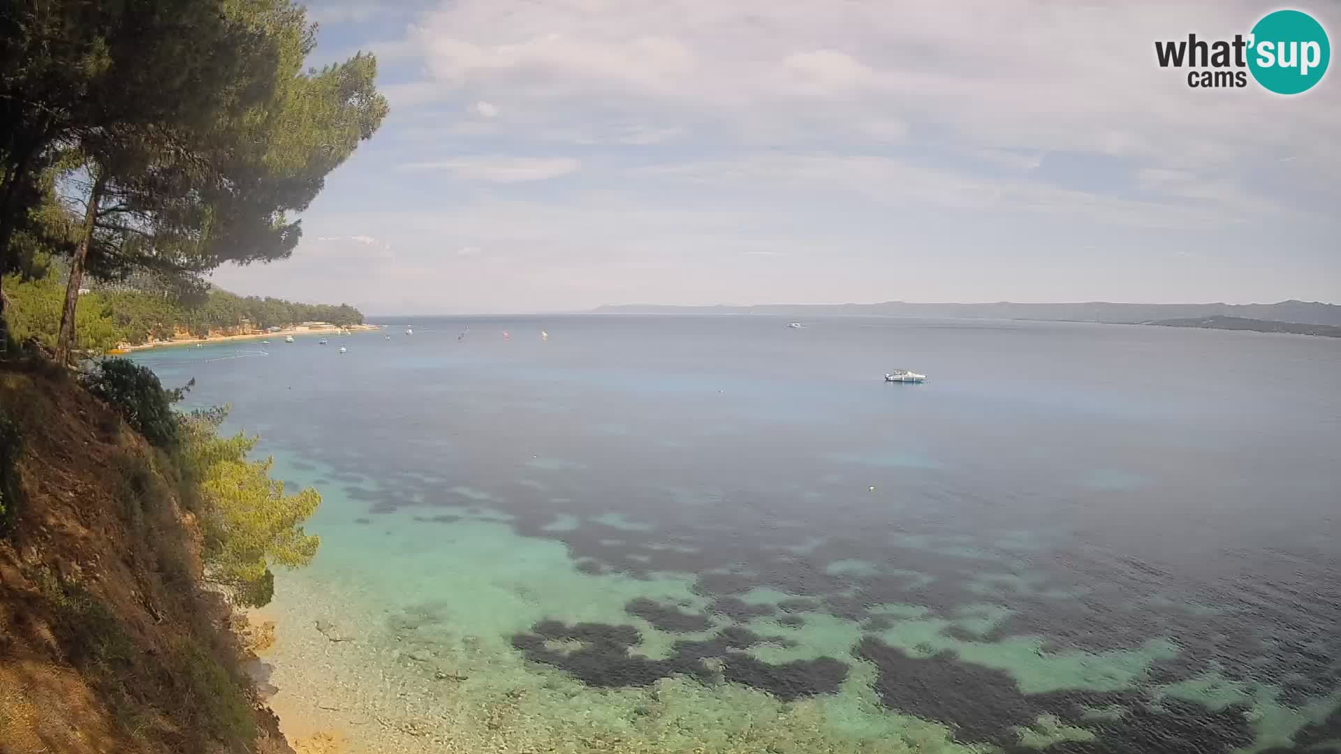 Webcam Strand Potočine Bol – Liveblick auf Borak Beach, Insel Brač