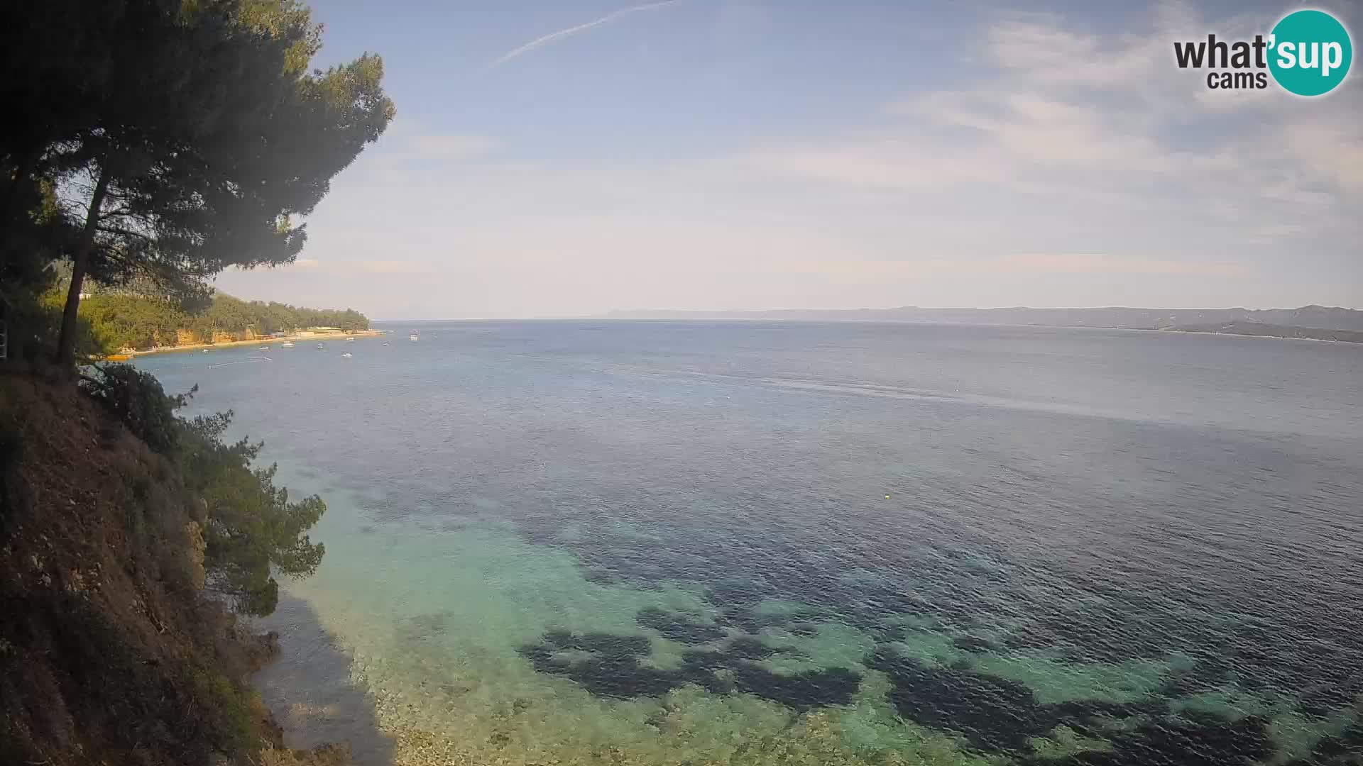 Webcam Strand Potočine Bol – Liveblick auf Borak Beach, Insel Brač