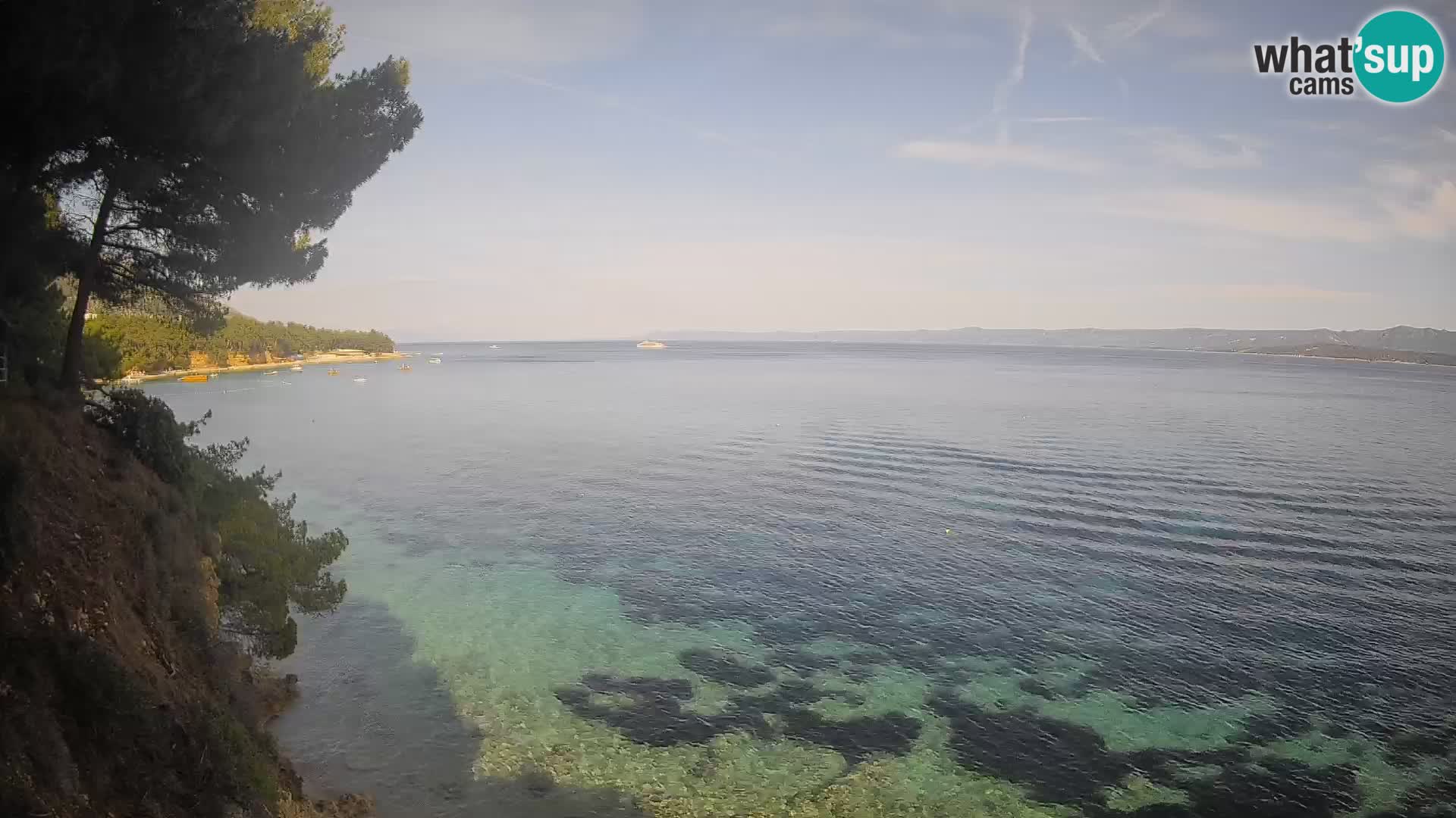 Webcam Strand Potočine Bol – Liveblick auf Borak Beach, Insel Brač