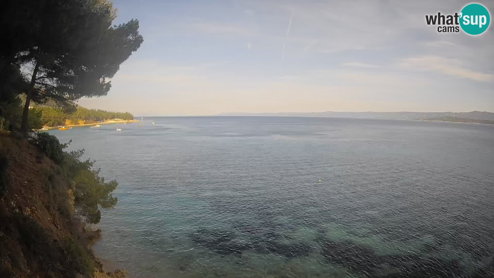 Webcam Potočine Beach Bol – Live View of Borak Beach, Brač Island