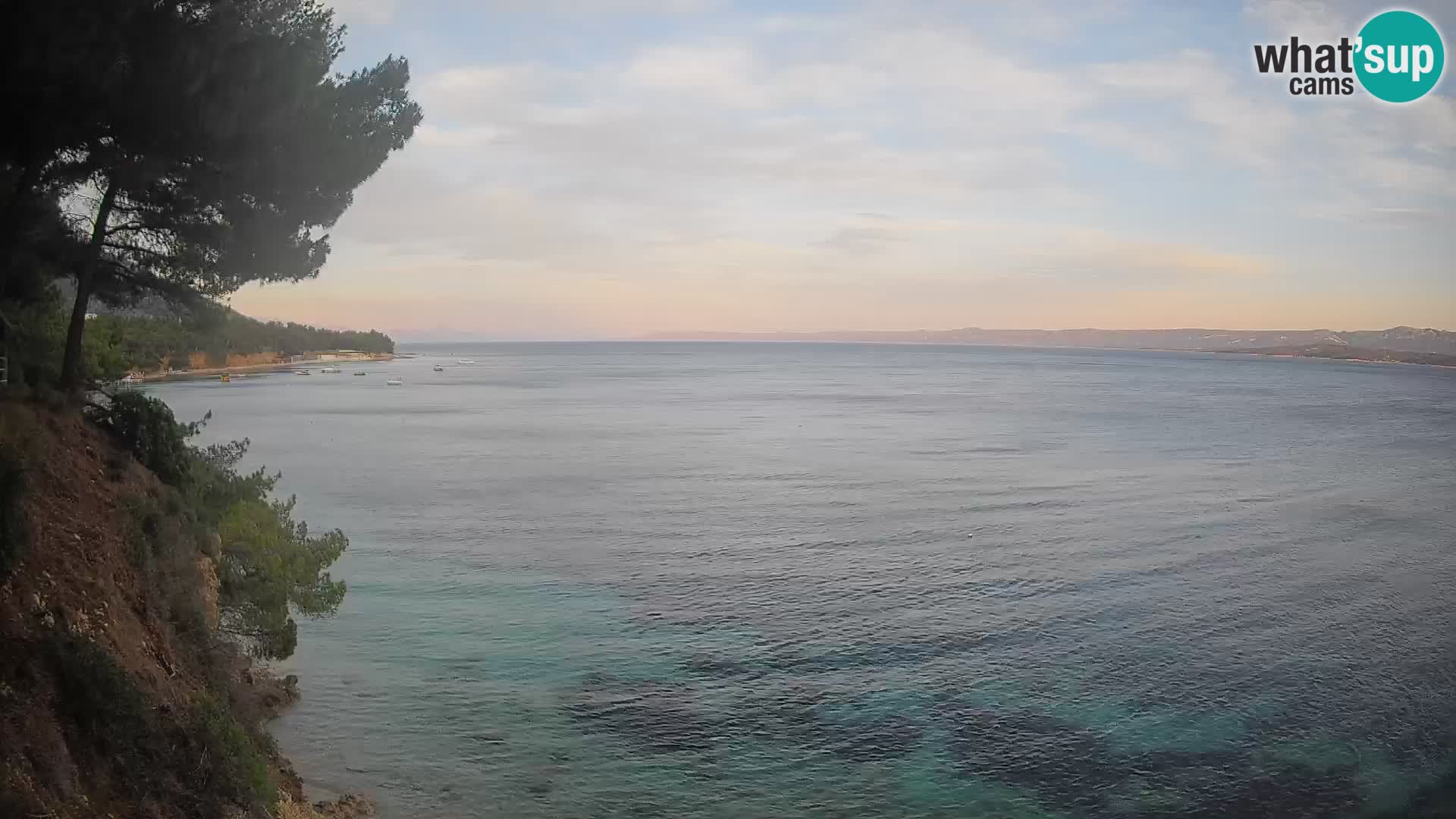 Webcam Potočine Beach Bol – Live View of Borak Beach, Brač Island