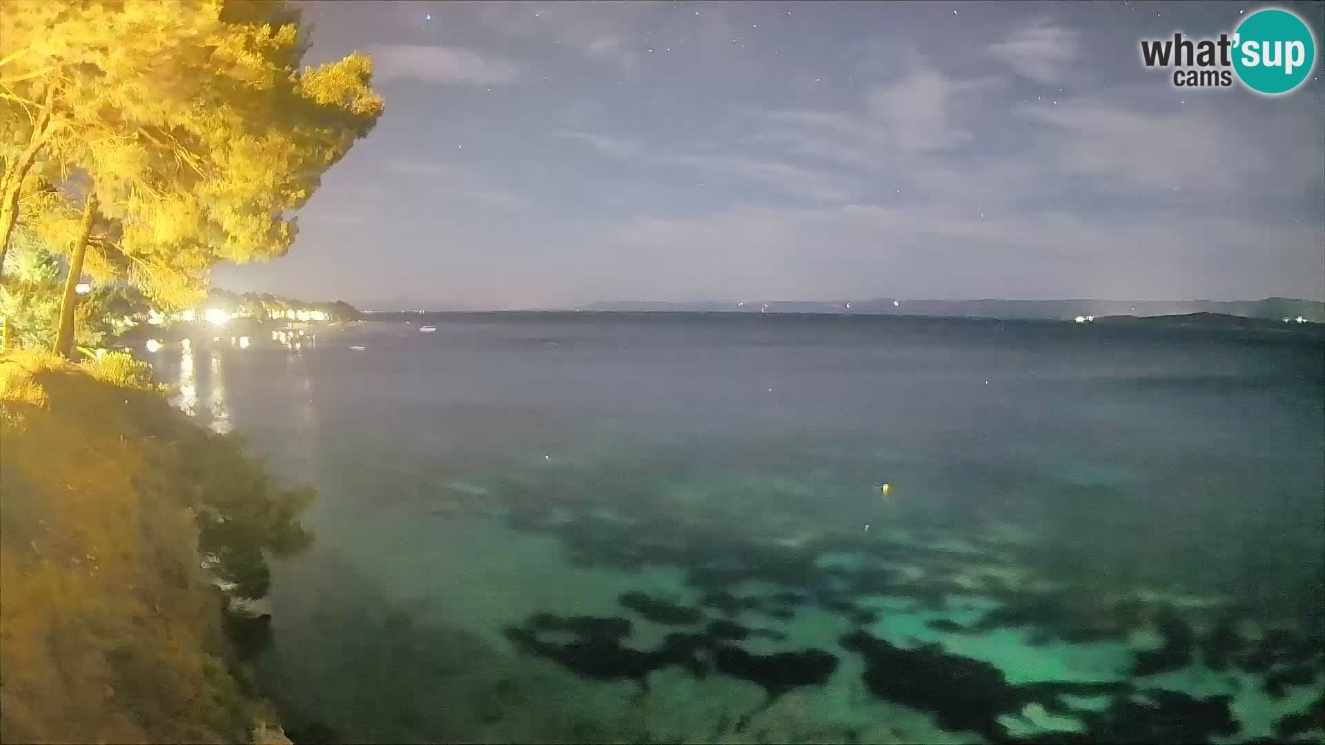 Webcam Playa Potočine Bol – Vista en vivo de Borak Beach, Isla de Brač