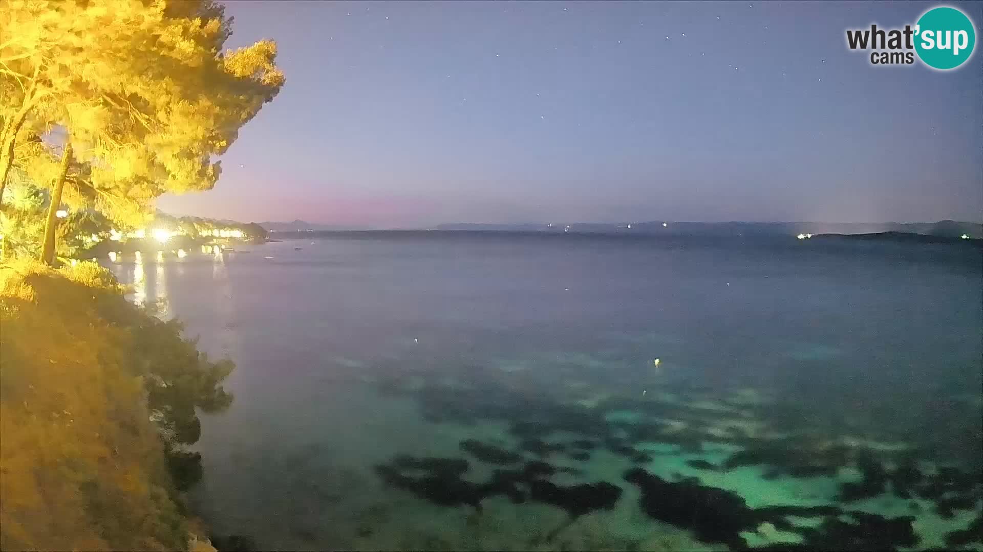 Webcam Playa Potočine Bol – Vista en vivo de Borak Beach, Isla de Brač