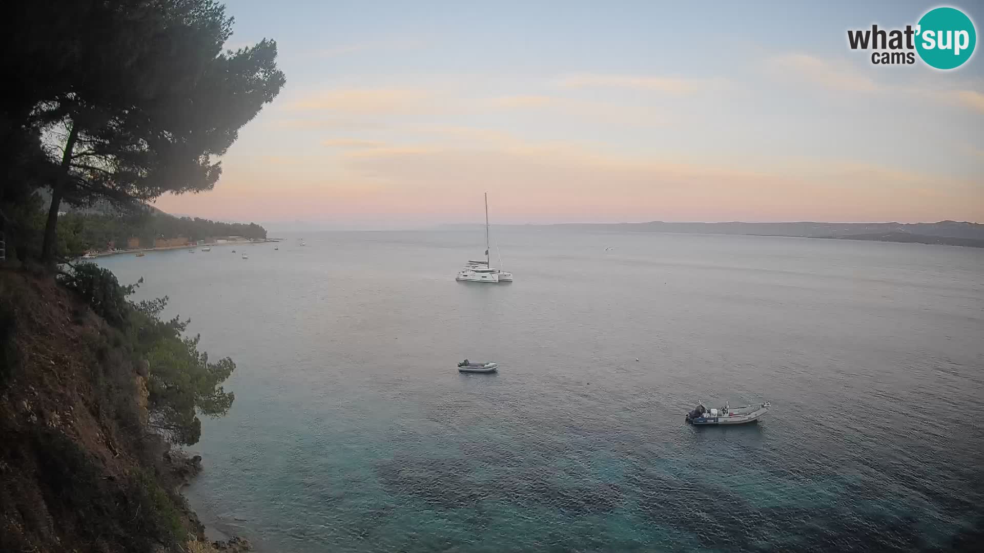 Webcam Potočine Beach Bol – Live View of Borak Beach, Brač Island
