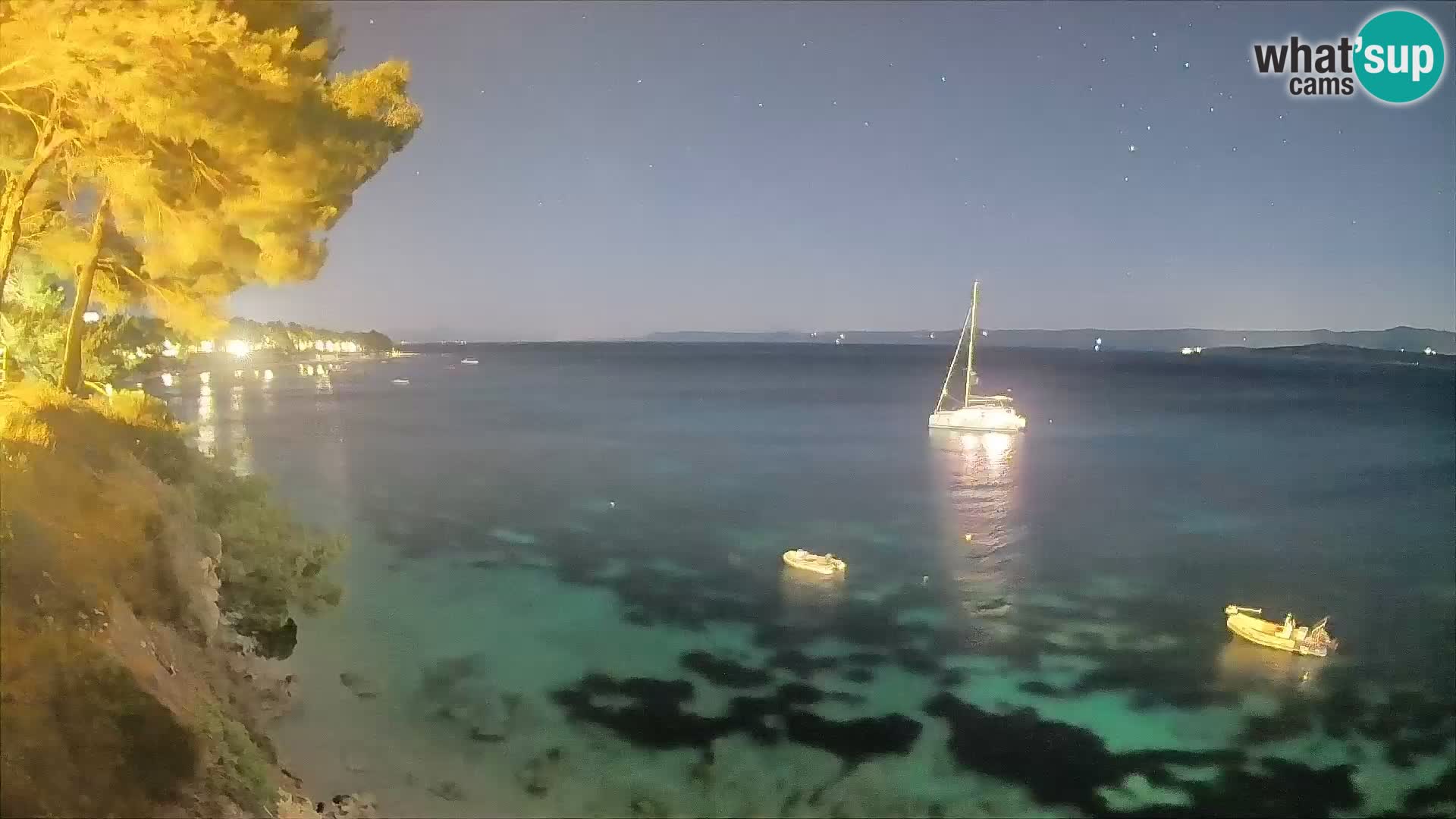 Webcam Potočine Beach Bol – Live View of Borak Beach, Brač Island