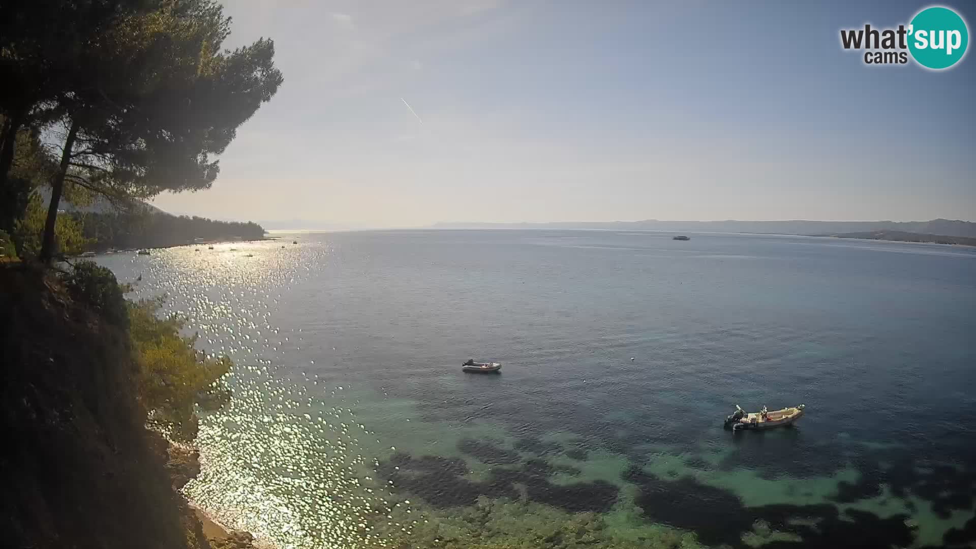Webcam plage Potočine Bol – Vue en direct sur Borak Beach, île de Brač