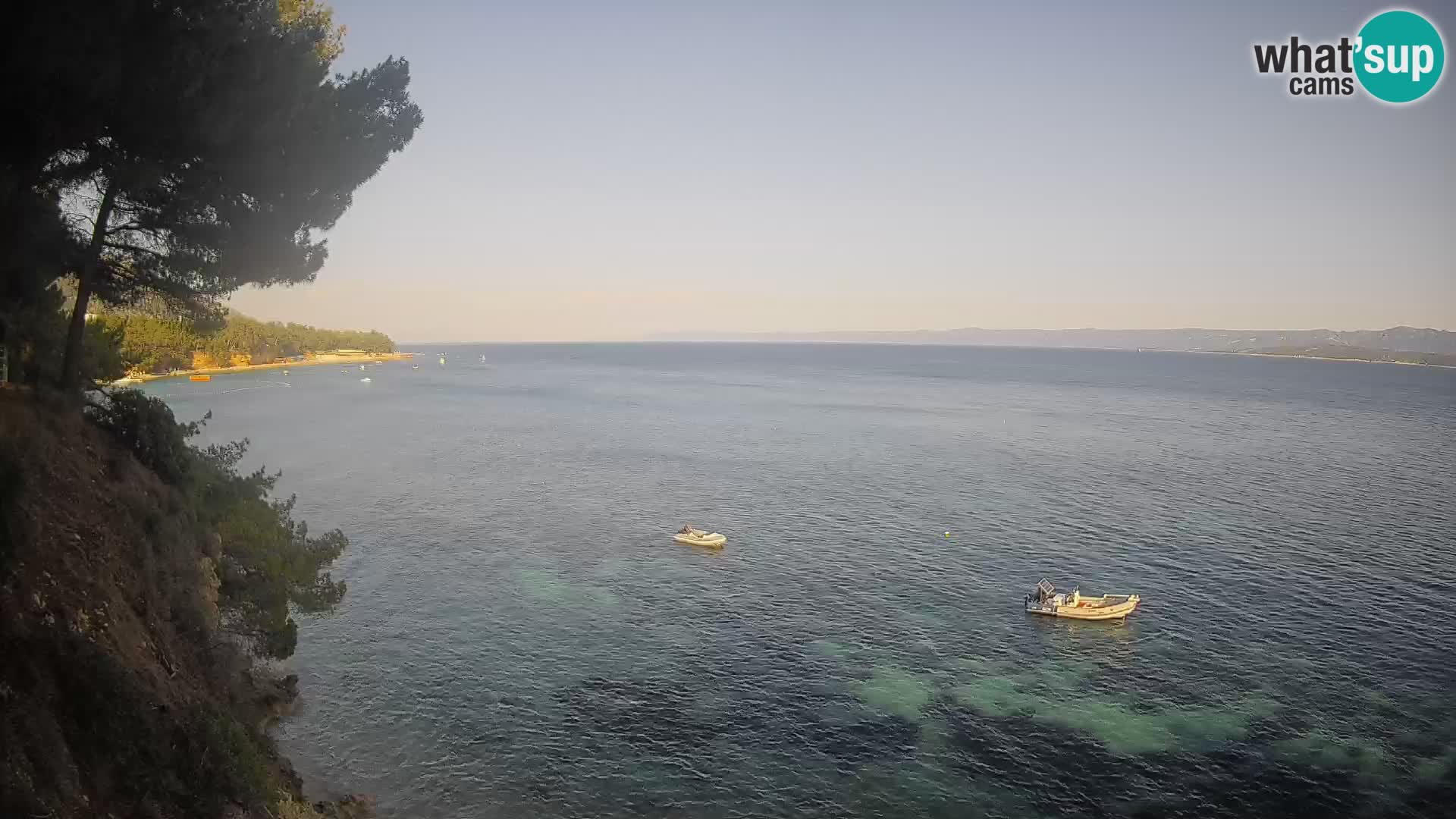 Webcam plage Potočine Bol – Vue en direct sur Borak Beach, île de Brač