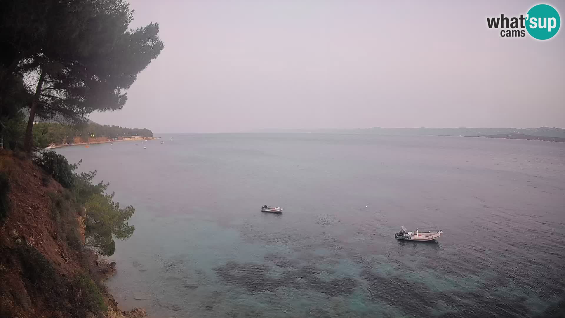 Webcam Potočine Beach Bol – Live View of Borak Beach, Brač Island