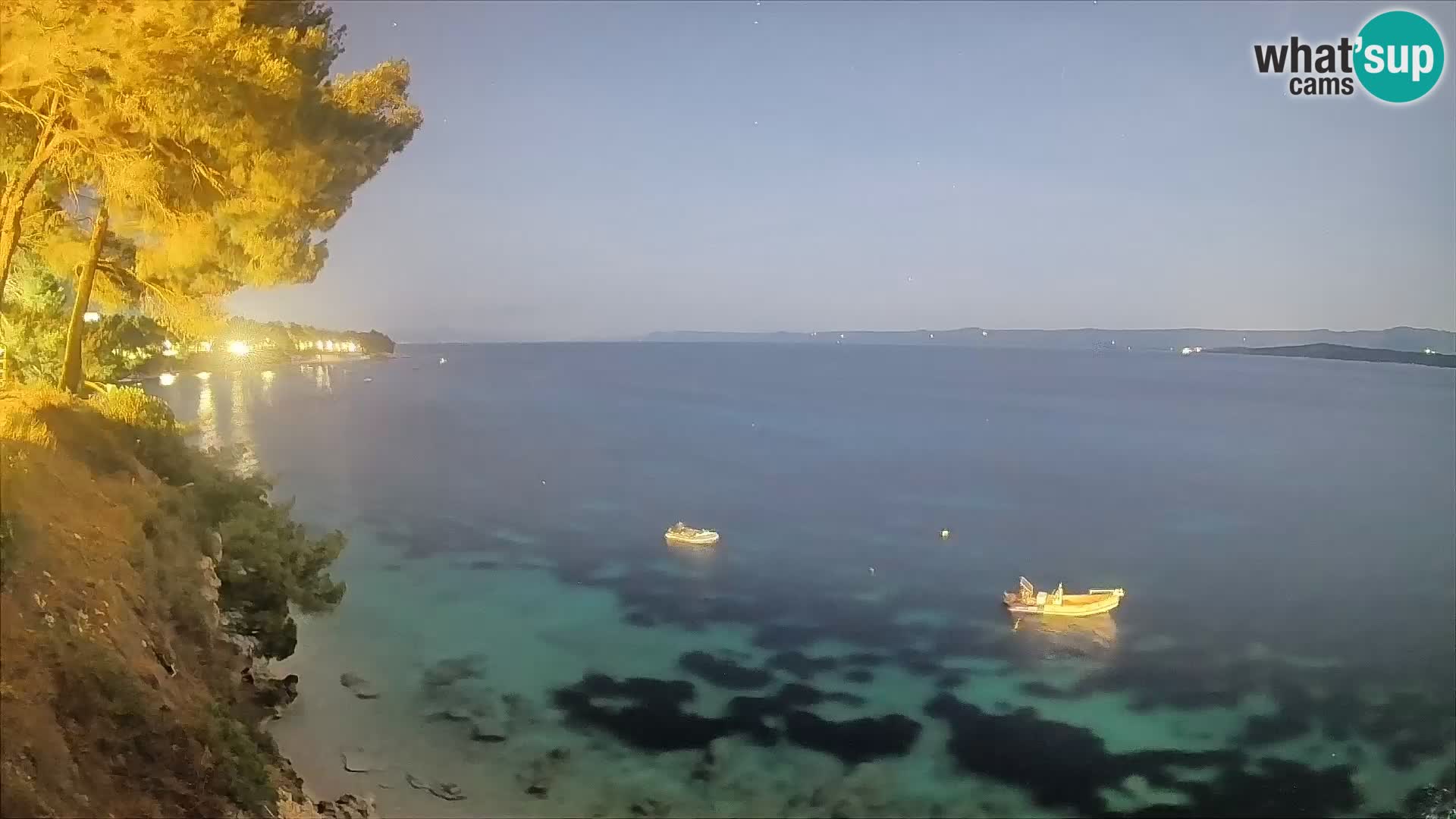 Webcam Strand Potočine Bol – Liveblick auf Borak Beach, Insel Brač